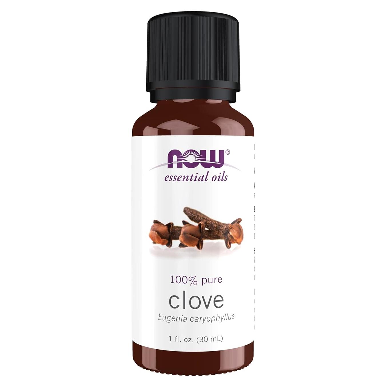 Aceite Esencial de Clavo NOW 30 ML - 100% Puro y Vegano