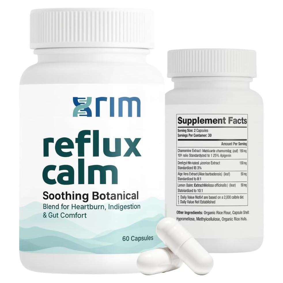 Suplemento Digestivo XRIM Inhibidor de Reflujo 90 Cápsulas