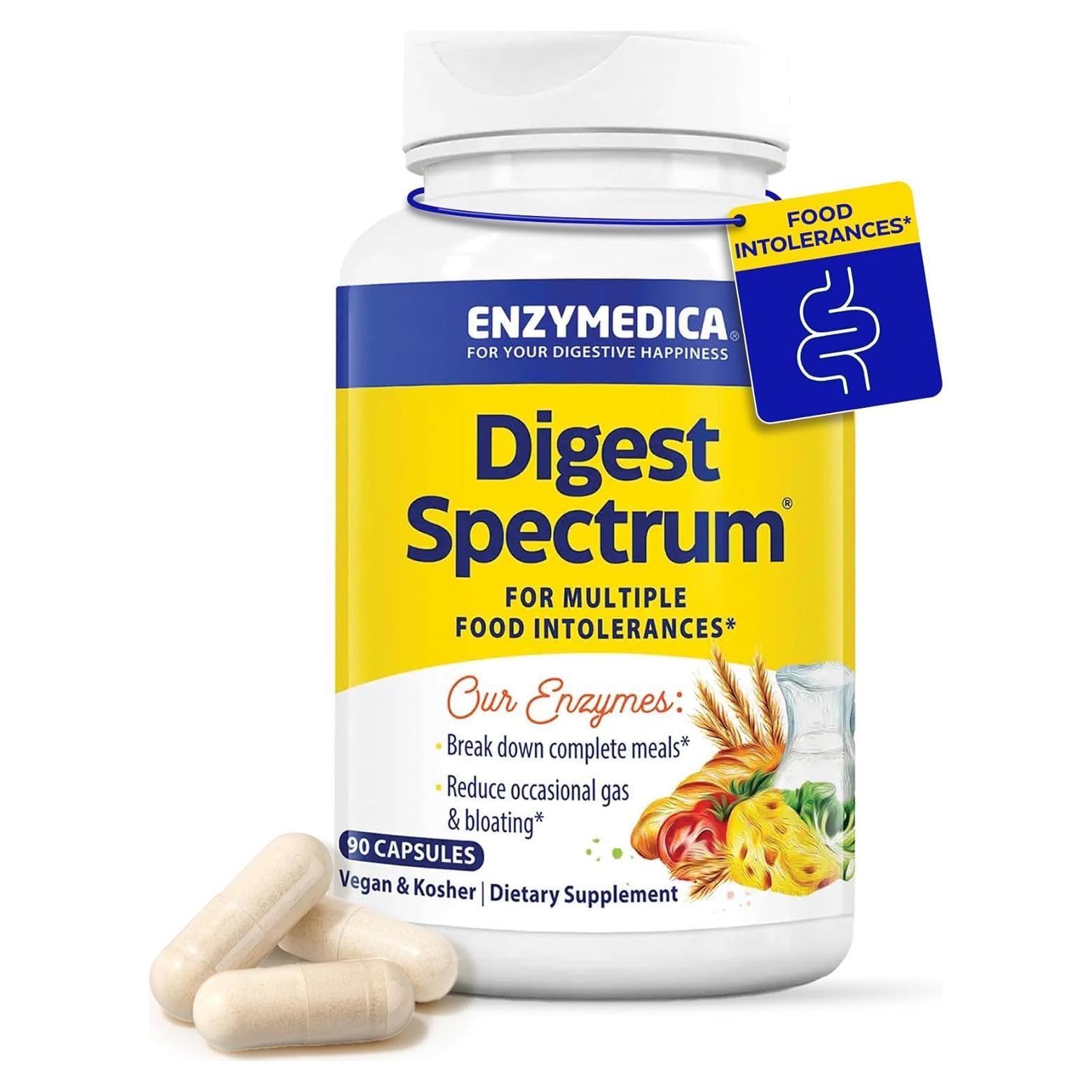 Enzymedica Digest Spectrum - Enzimas Digestivas Avanzadas 90 Cápsulas