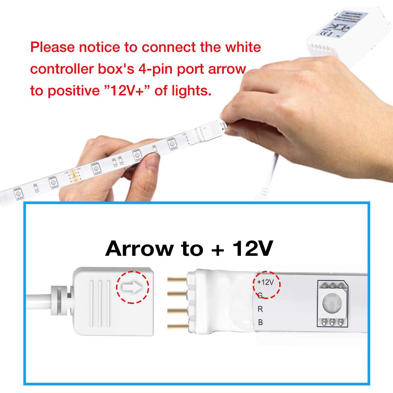 Tiras de Luces LED DAYBETTER 10 m RGB con Control Remoto