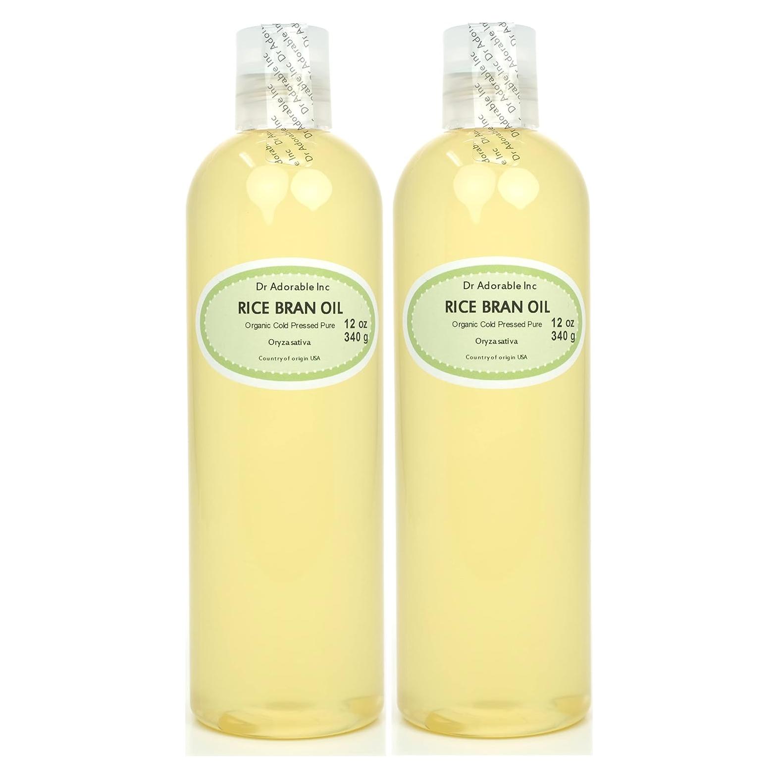 Aceite de Salvado de Arroz Dr Adorable 700 ml Orgánico Prensado en Frío