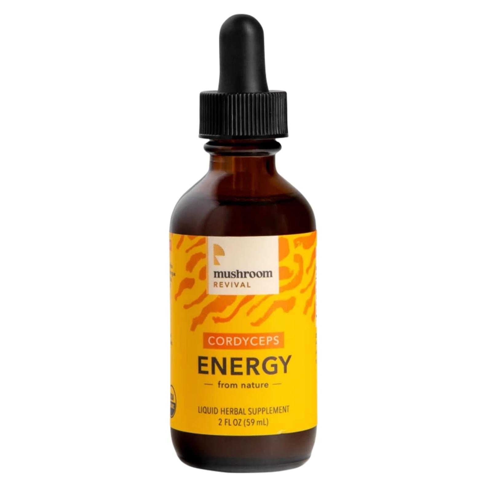 Tintura Energía Cordyceps Orgánica Mushroom Revival 59ml