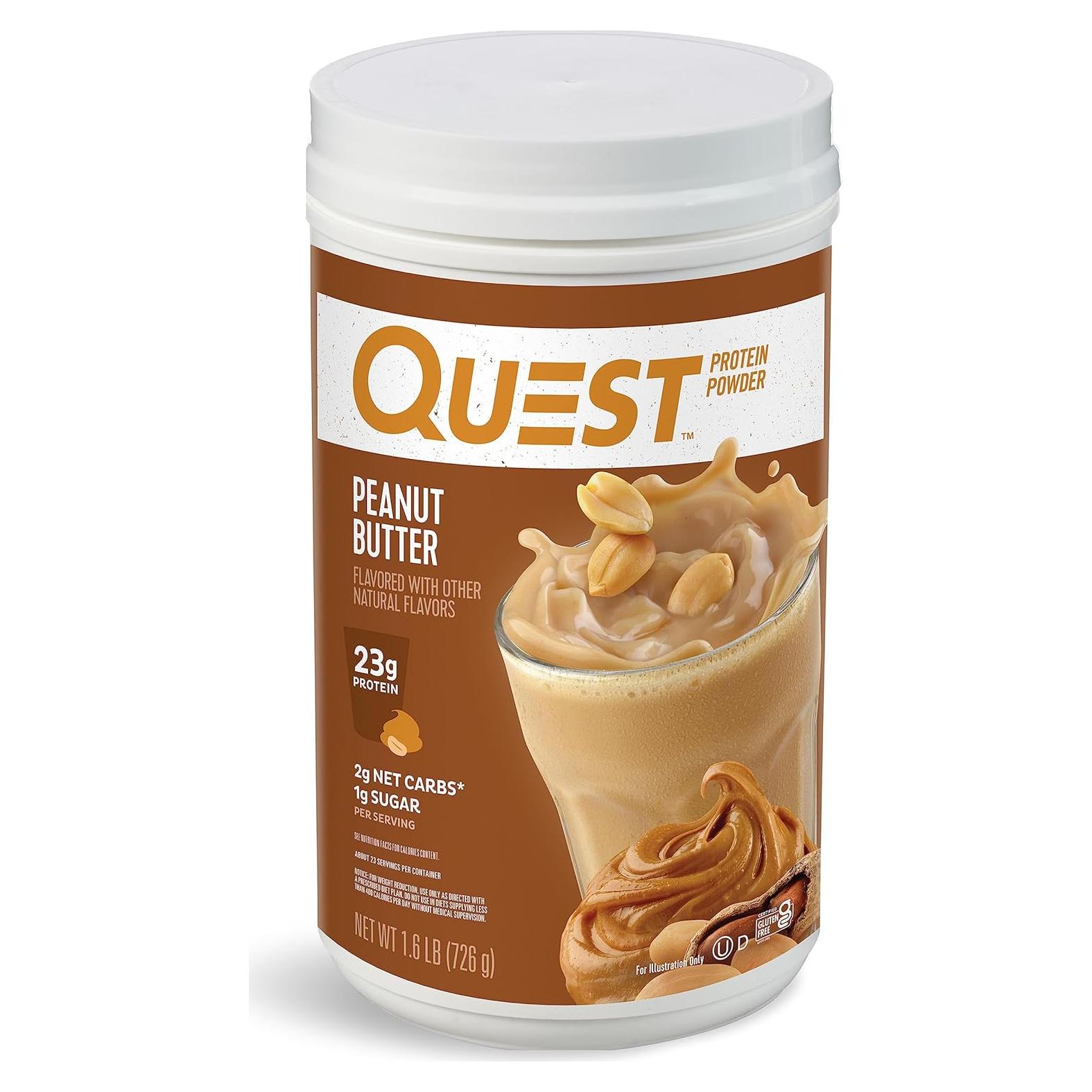 Polvo de Proteína Mantequilla de Maní Quest 0.72kg 23g Proteína