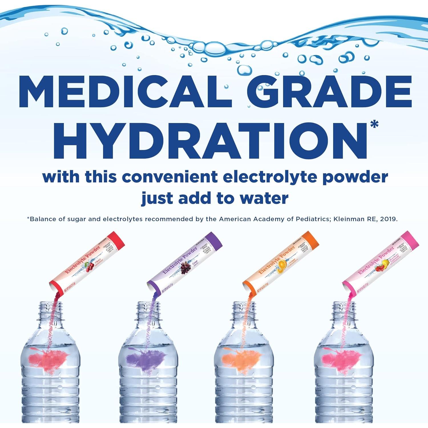 Polvo Electrolítico Amazon Basic Care Naranja 102g (Paquete de 1)