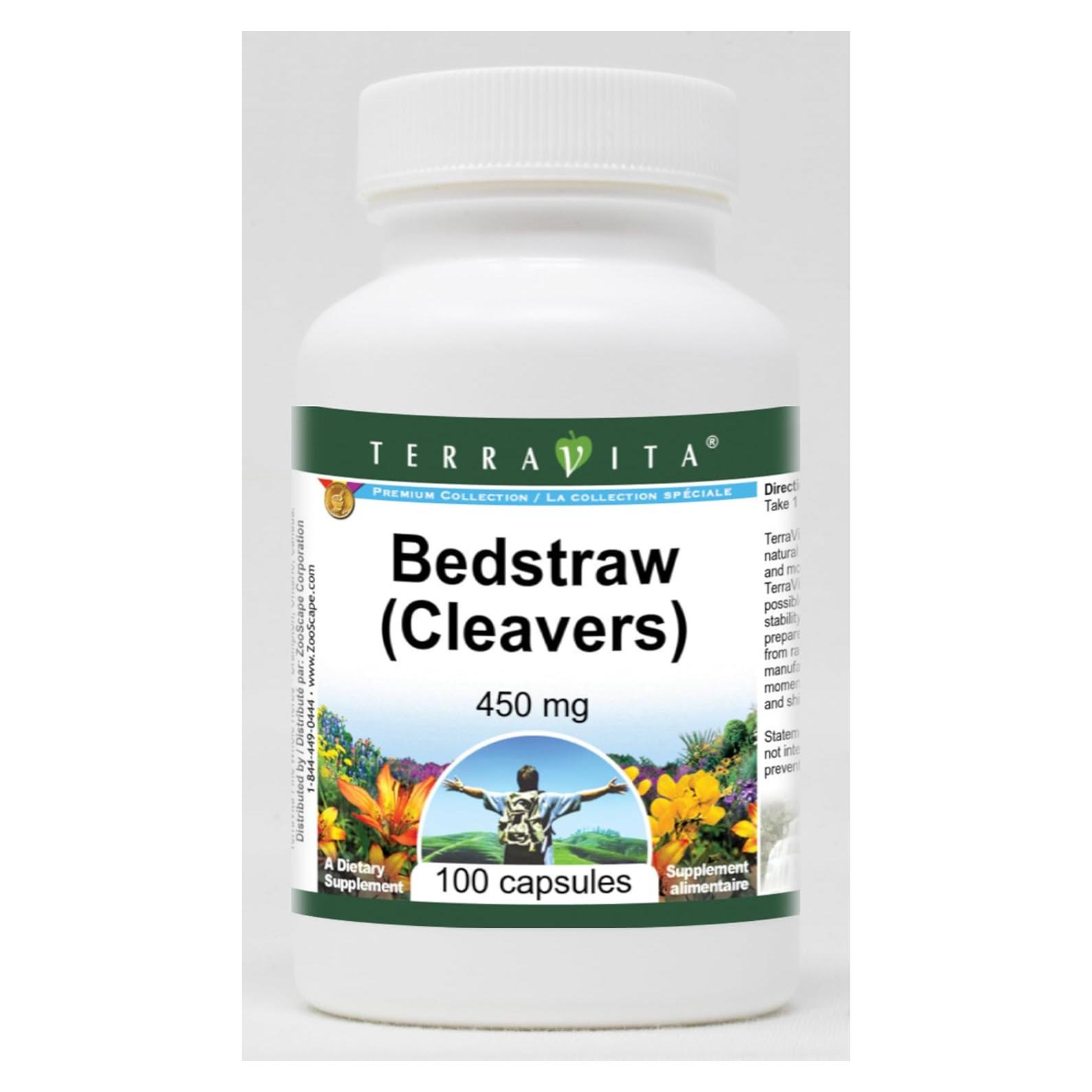 Galium aparine (Cleavers) 450 mg - 100 cápsulas TerraVita