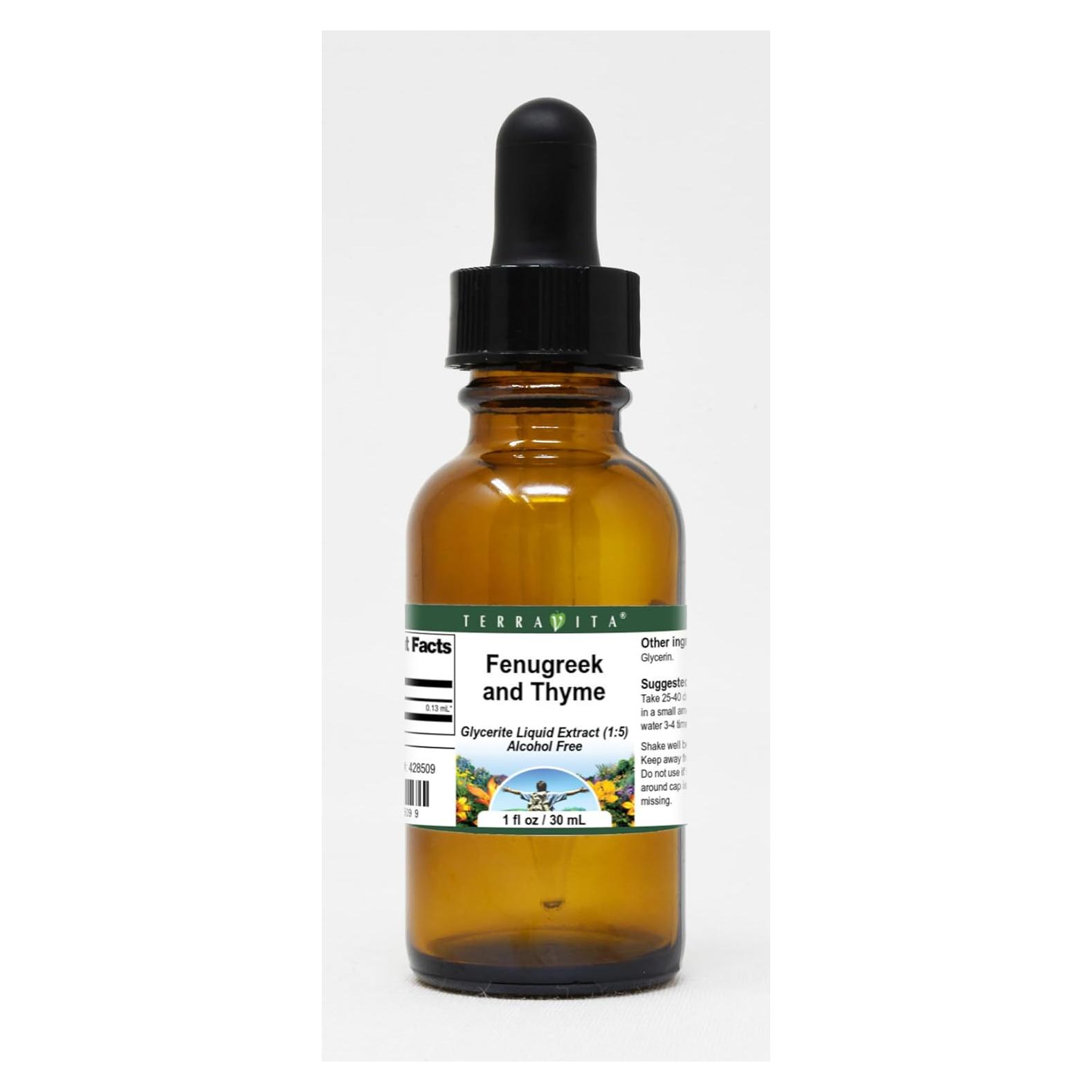 Extracto Líquido de Fenogreco y Tomillo TerraVita 29.57 ml