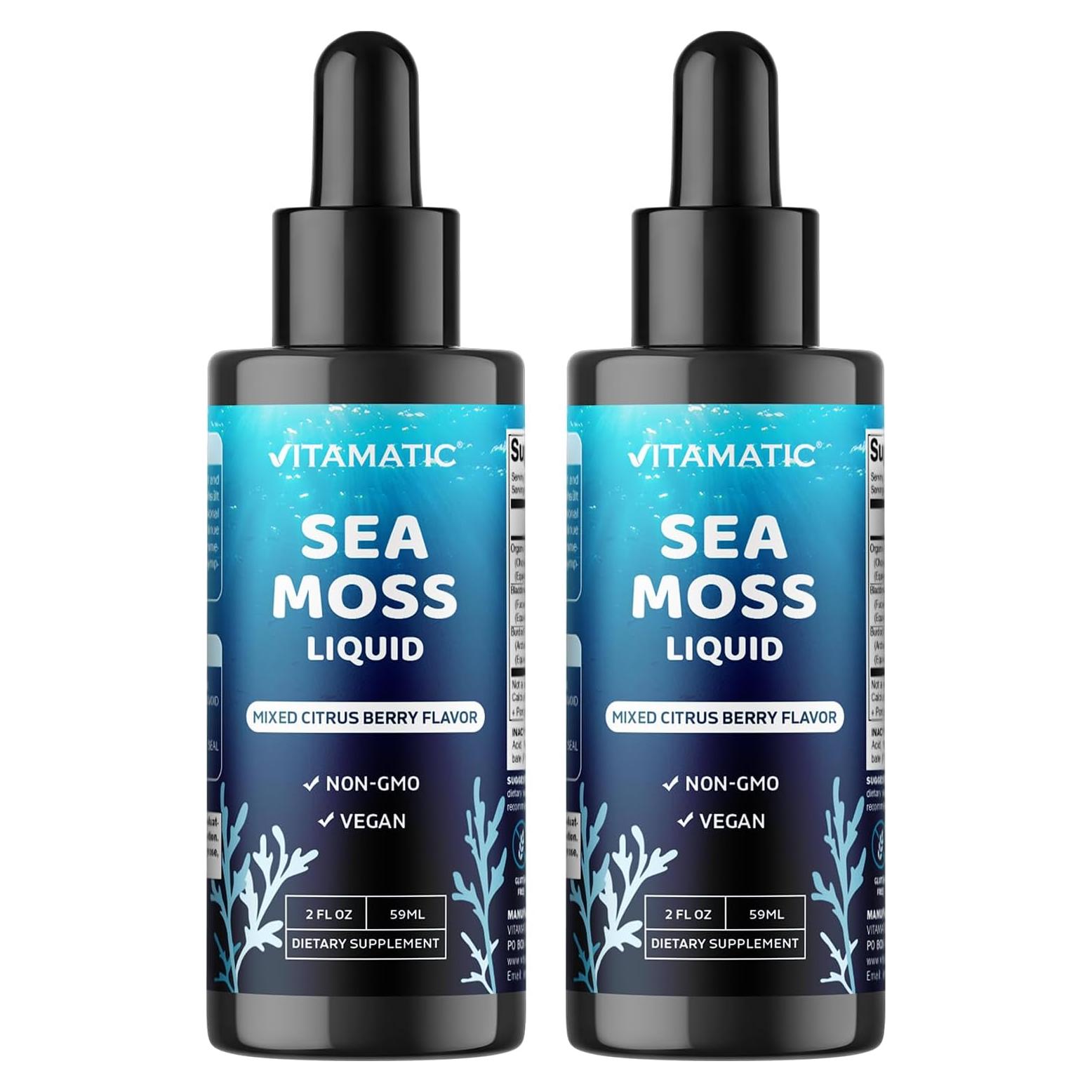 Suplemento Líquido de Musgo Marino Vitamatic 2800 mg 4 oz