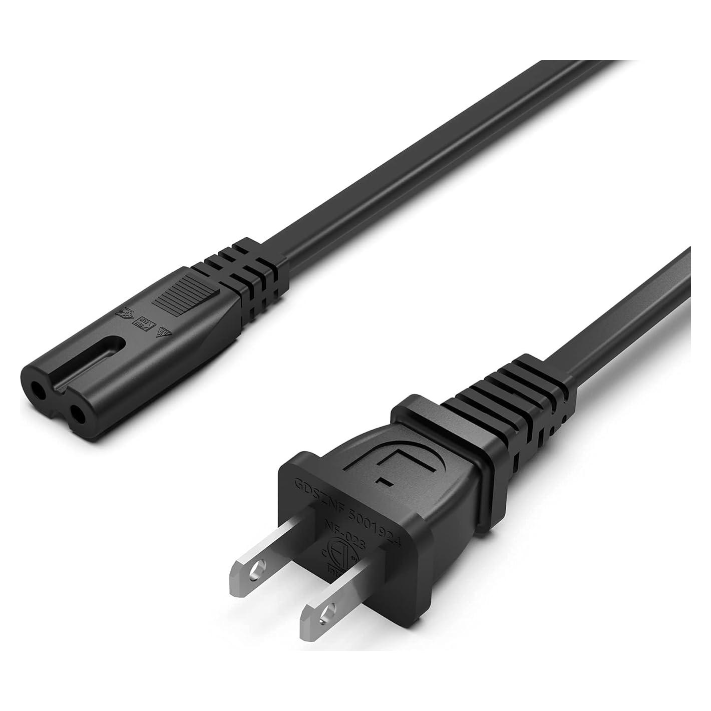 Cable de Alimentación AC SUPERER 1,22 m para Xbox y PS