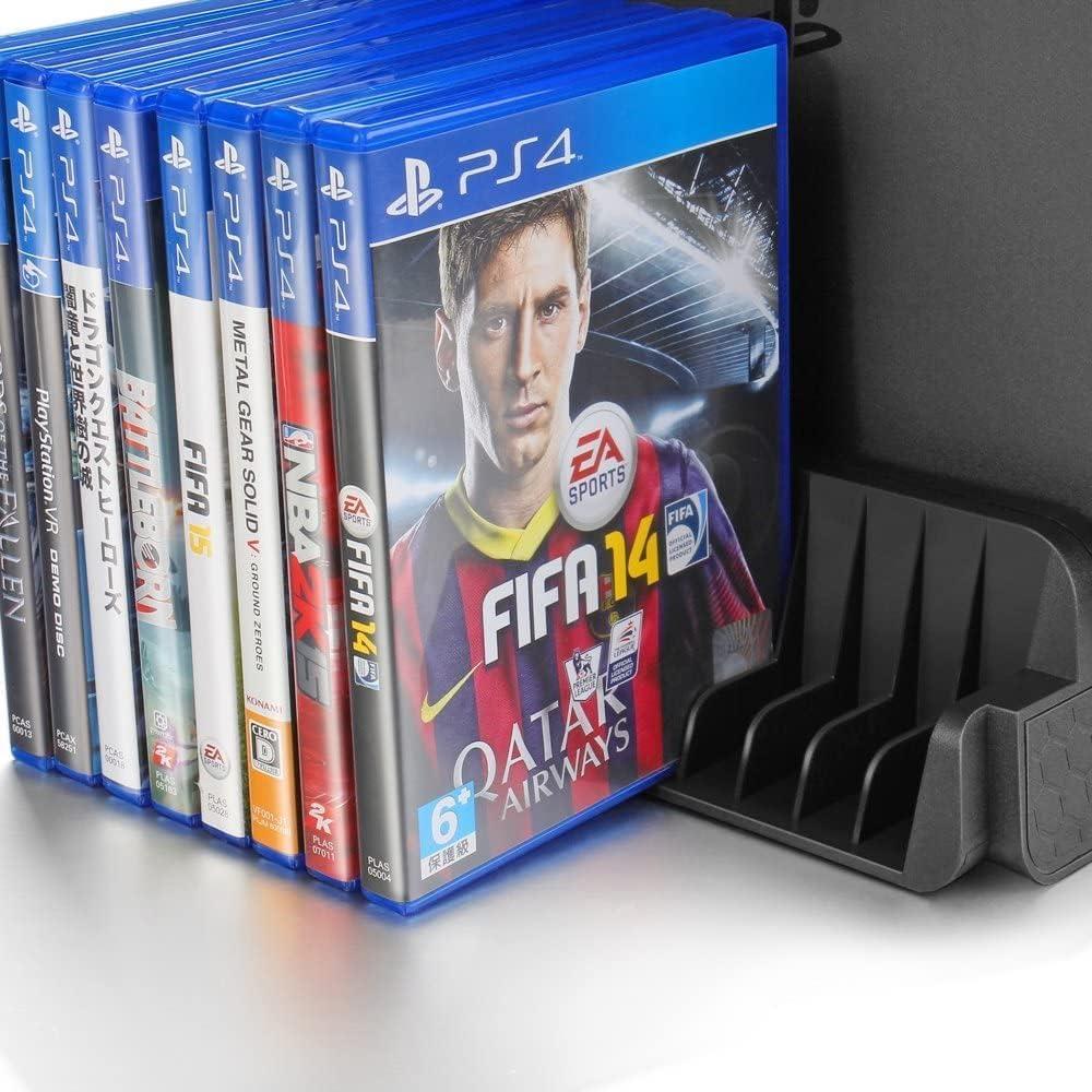 Soporte Vertical URWOOW para PS4 con Ventilador y Cargador