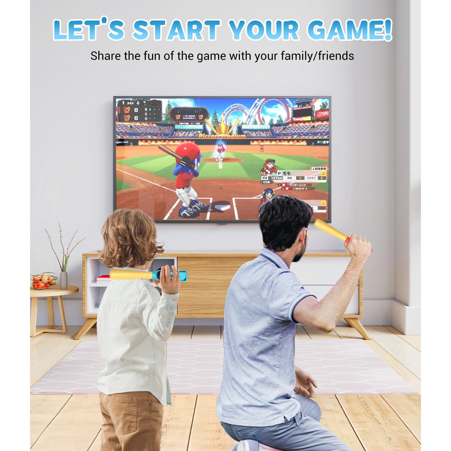 Empuñadura de Bate de Béisbol CODOGOY para Nintendo Switch