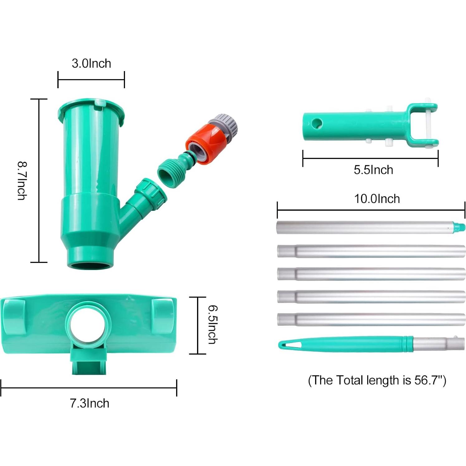 Limpiador de Piscina POOLWHALE Mini Jet Vac 143.5 cm