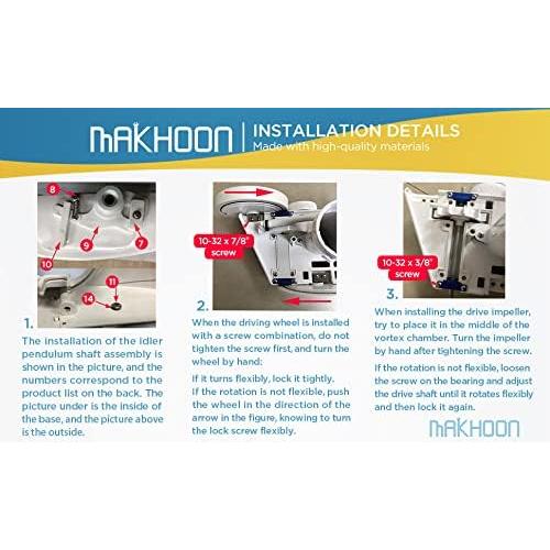 Kit de Reparación Makhoon para Limpiador de Piscina Polaris 280
