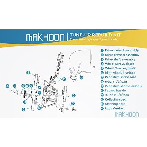 Kit de Reparación Makhoon para Limpiador de Piscina Polaris 280