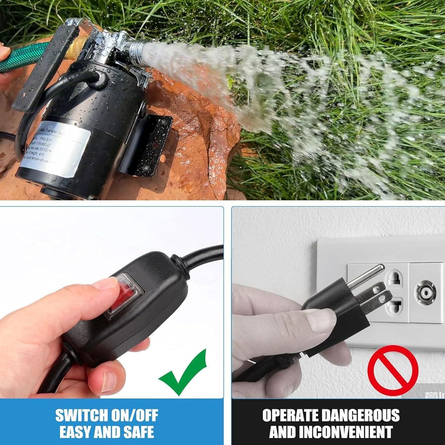 Bomba de Transferencia de Agua FIDISP 115V 1/10HP 5.5 GPM