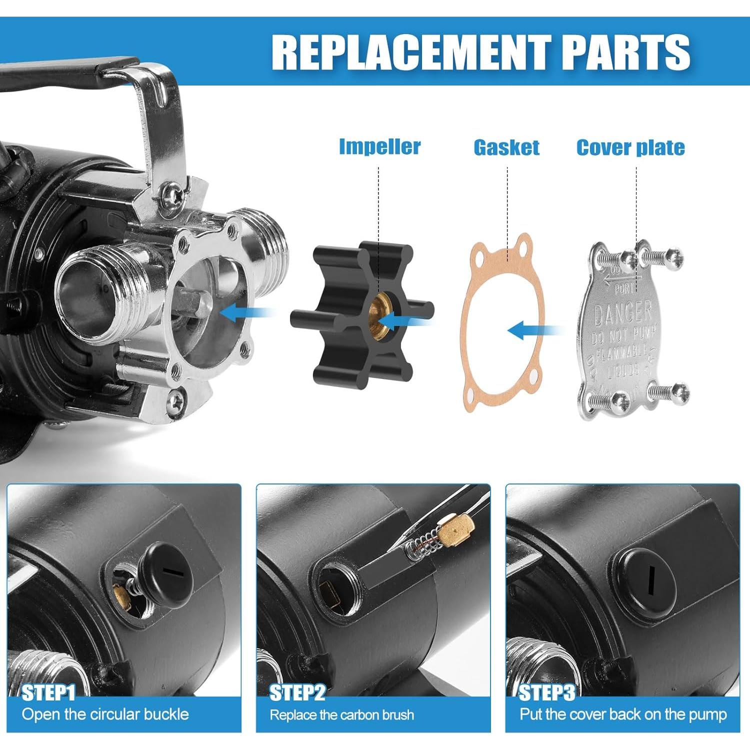 Bomba de Transferencia de Agua FIDISP 115V 1/10HP 5.5 GPM