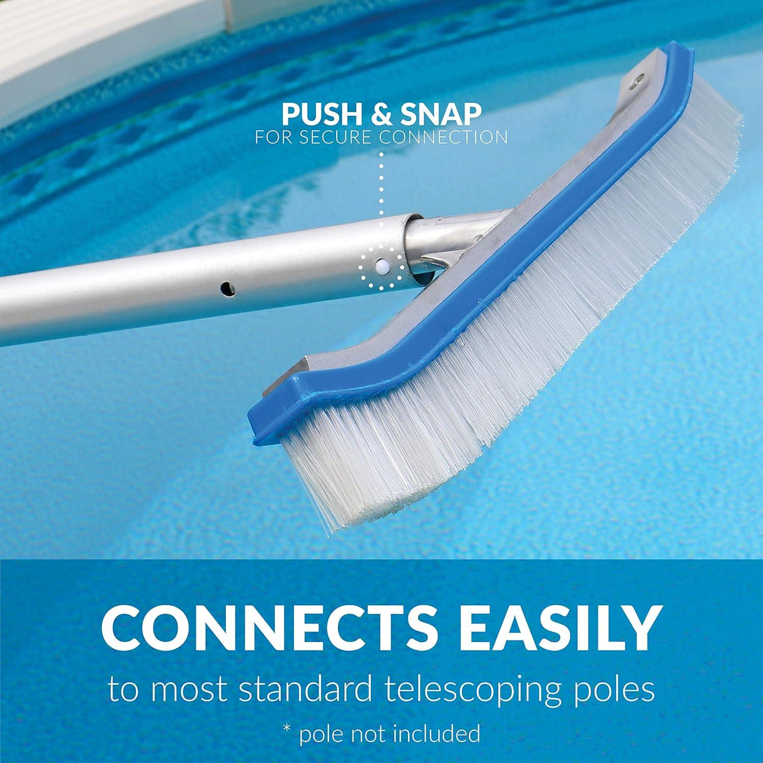 Cepillo de Pared para Piscina Blue Devil Deluxe 45.72 cm