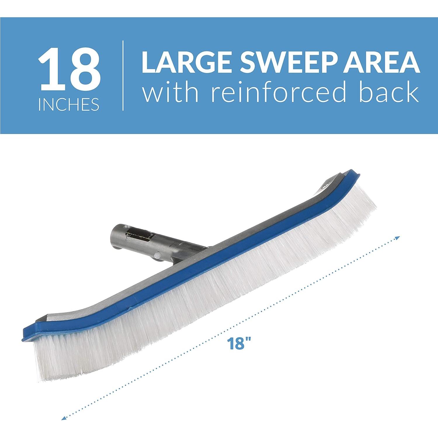 Cepillo de Pared para Piscina Blue Devil Deluxe 45.72 cm