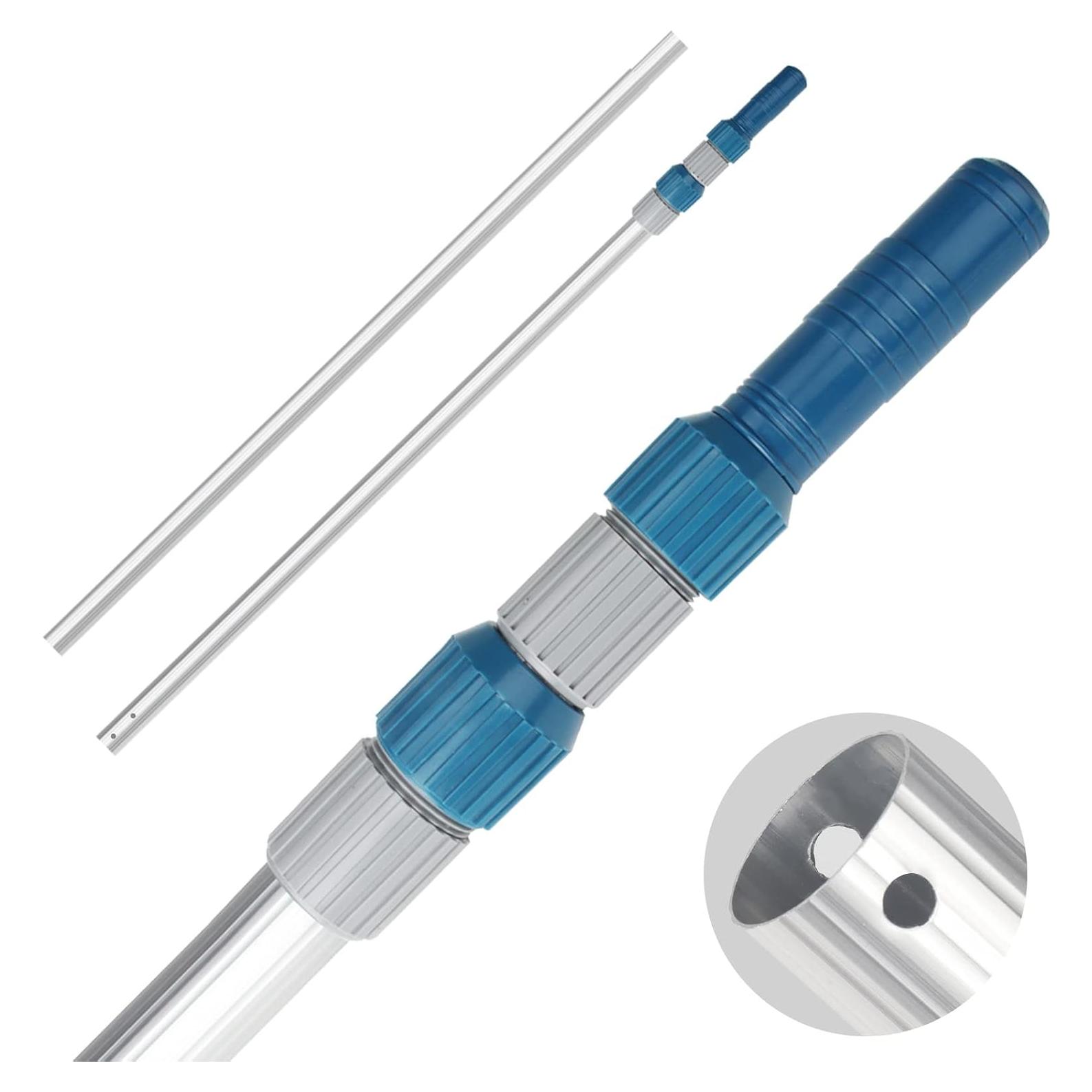 Polo Telescópico de Aluminio POOPLE 4.88m para Limpieza de Piscina