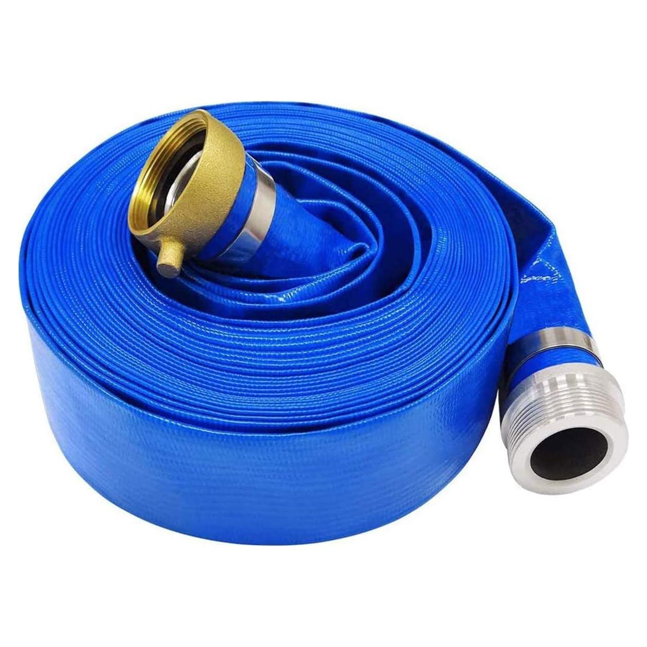 Manguera de Retro lavado PVC 1.5" x 7.62m Eastrans Azul
