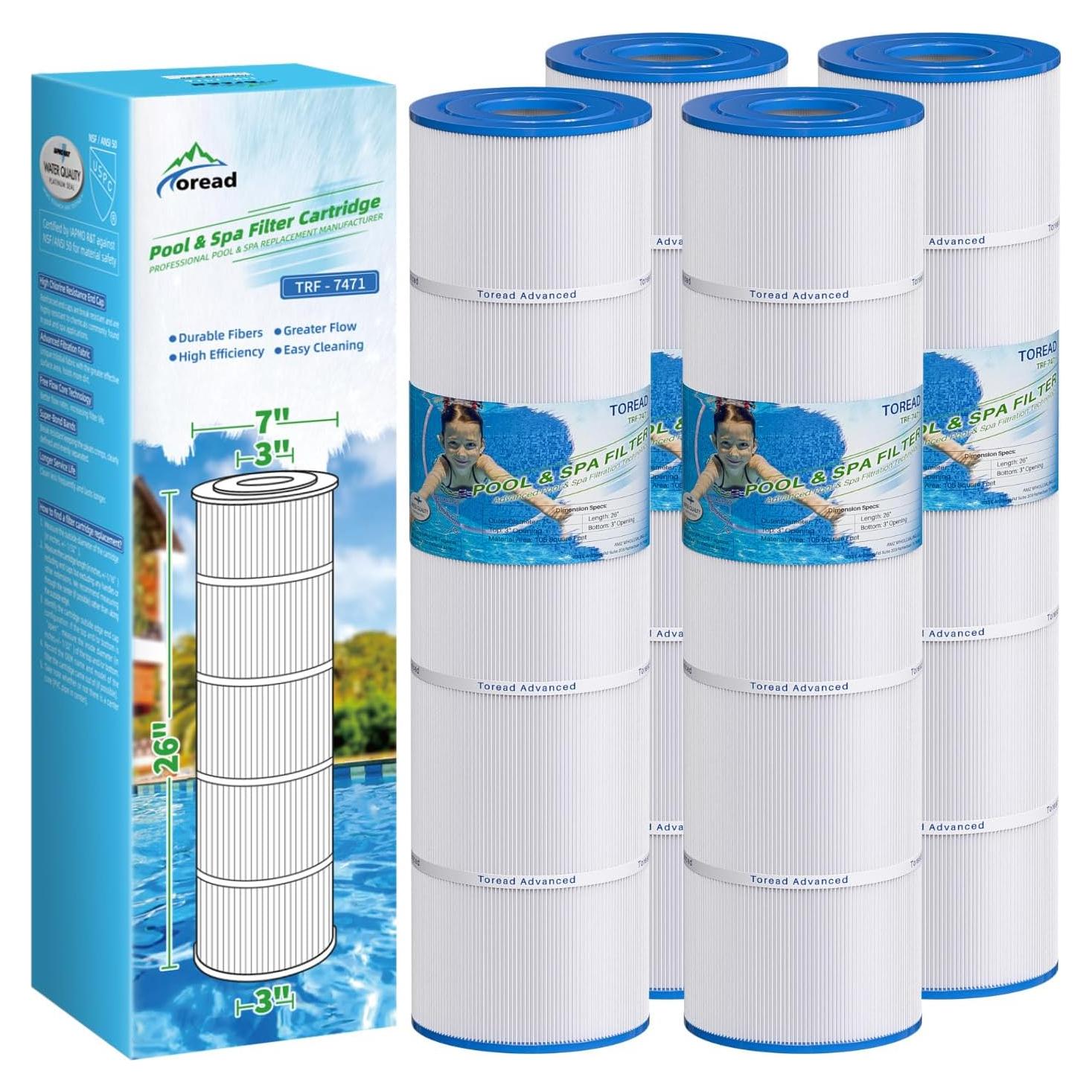Filtro de piscina TOREAD CCP420 4x105 ft² 66x17.78 cm