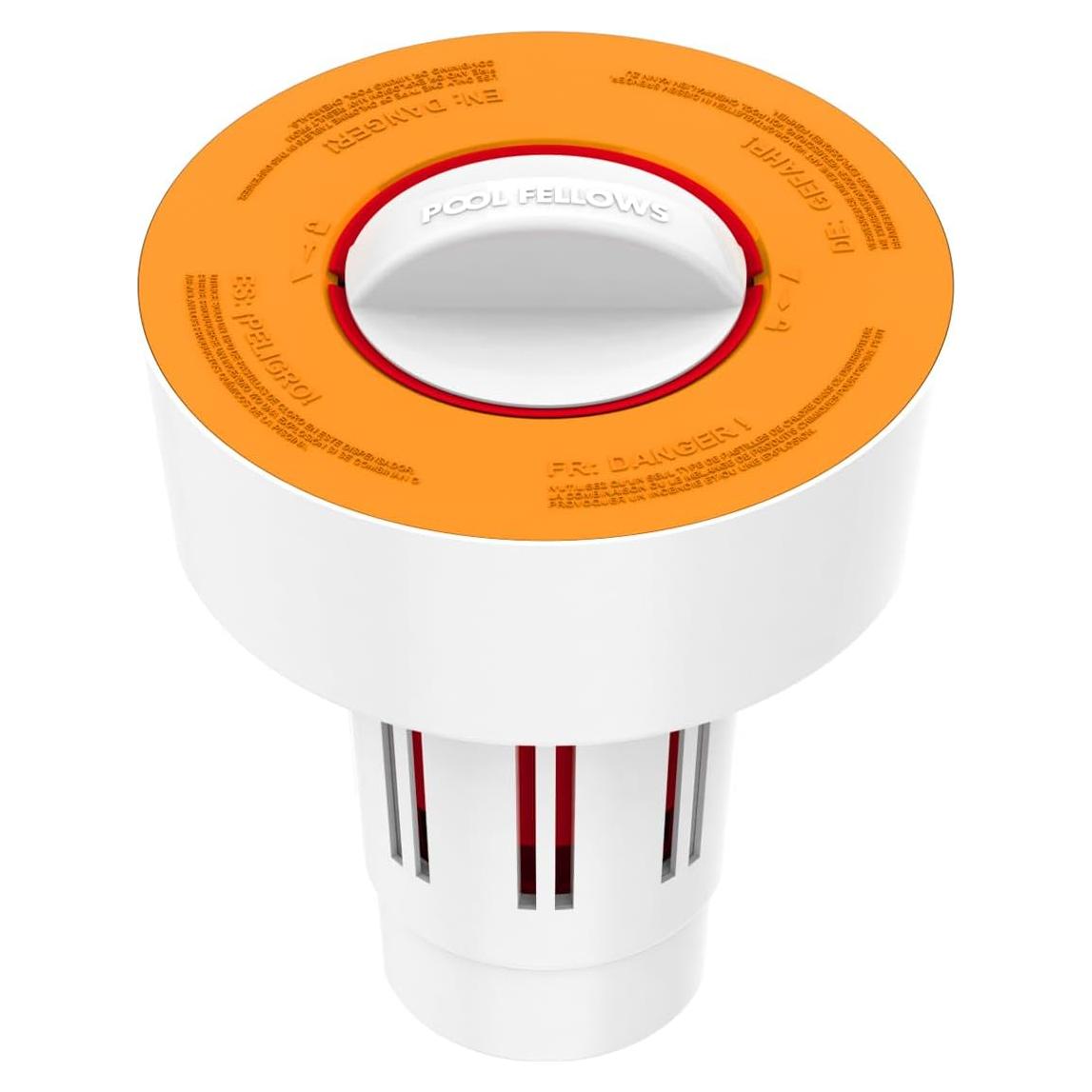 Dispensador de Tabletas para Piscina POOL FELLOWS Naranja 12.4cm