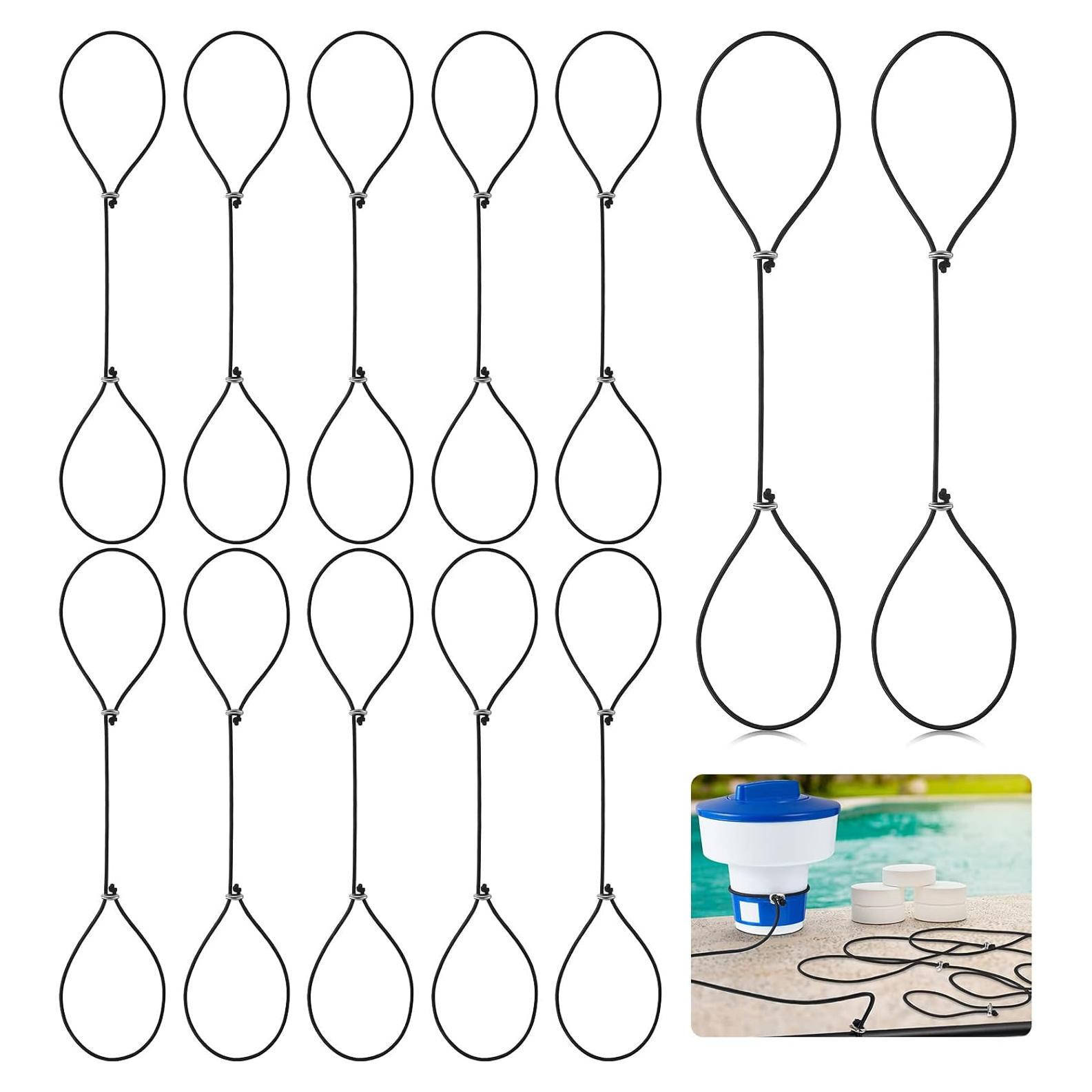 Correas Flotantes de Cloro Woanger - 12 Piezas Ajustables