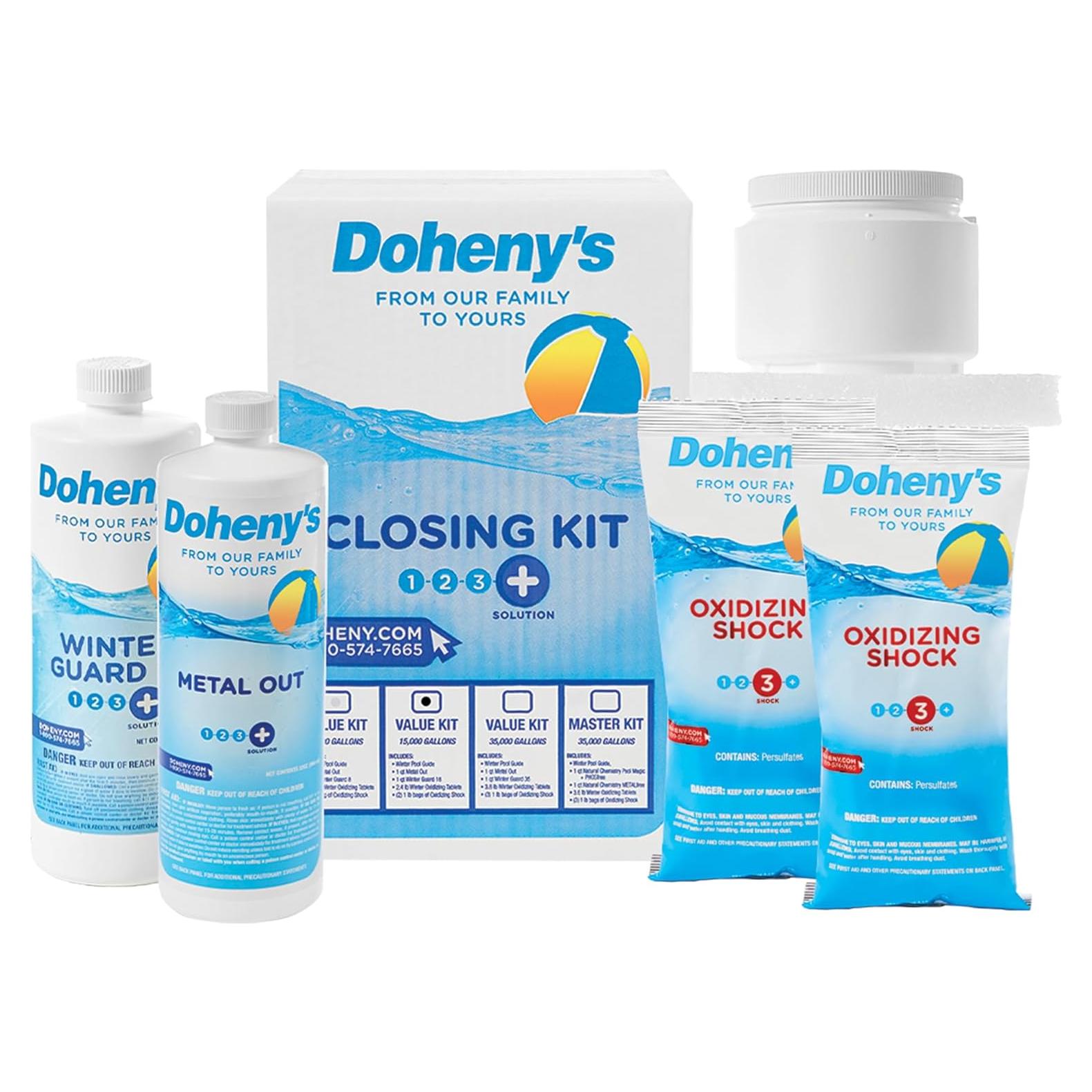Kit de Cierre de Piscina Doheny para 15,000 Galones