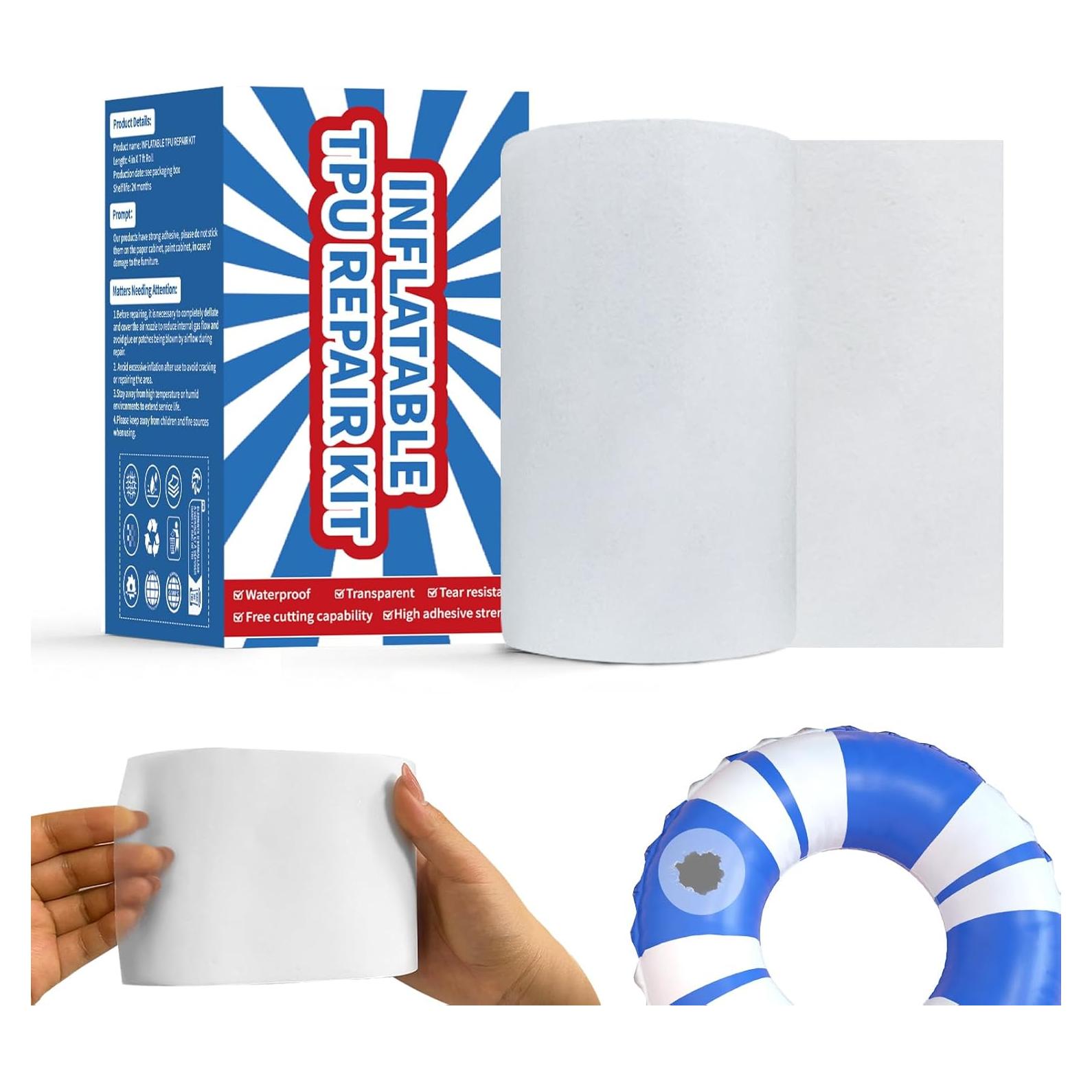 Kit de Parche Inflable 10.16 cm x 2.13 m TBTFW - Reparación Rápida