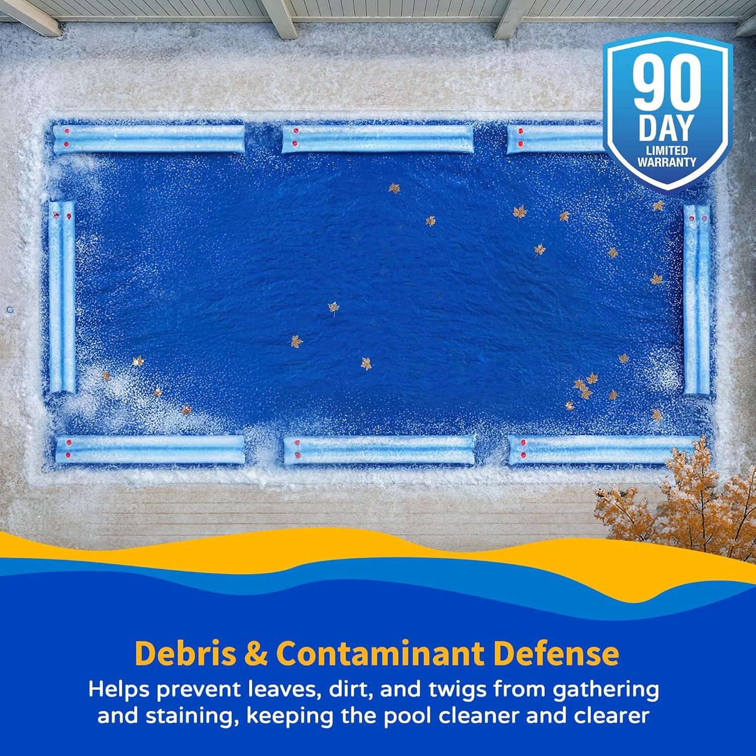 Tubo de Agua Doble Blue Wave 2.44m para Cubierta de Piscina