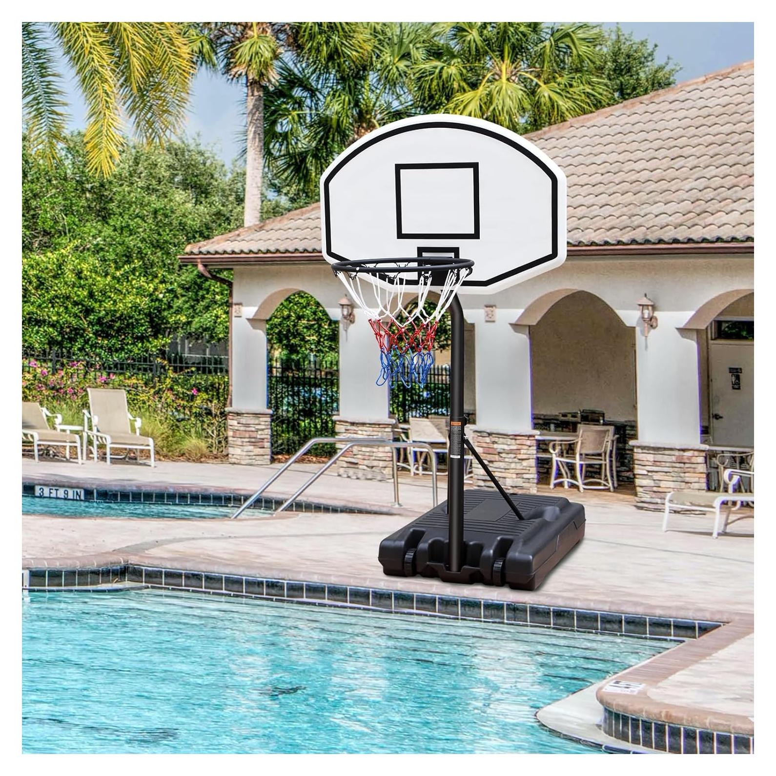 Aro de Baloncesto para Piscina Genérico Ajustable 0.94-1.43m