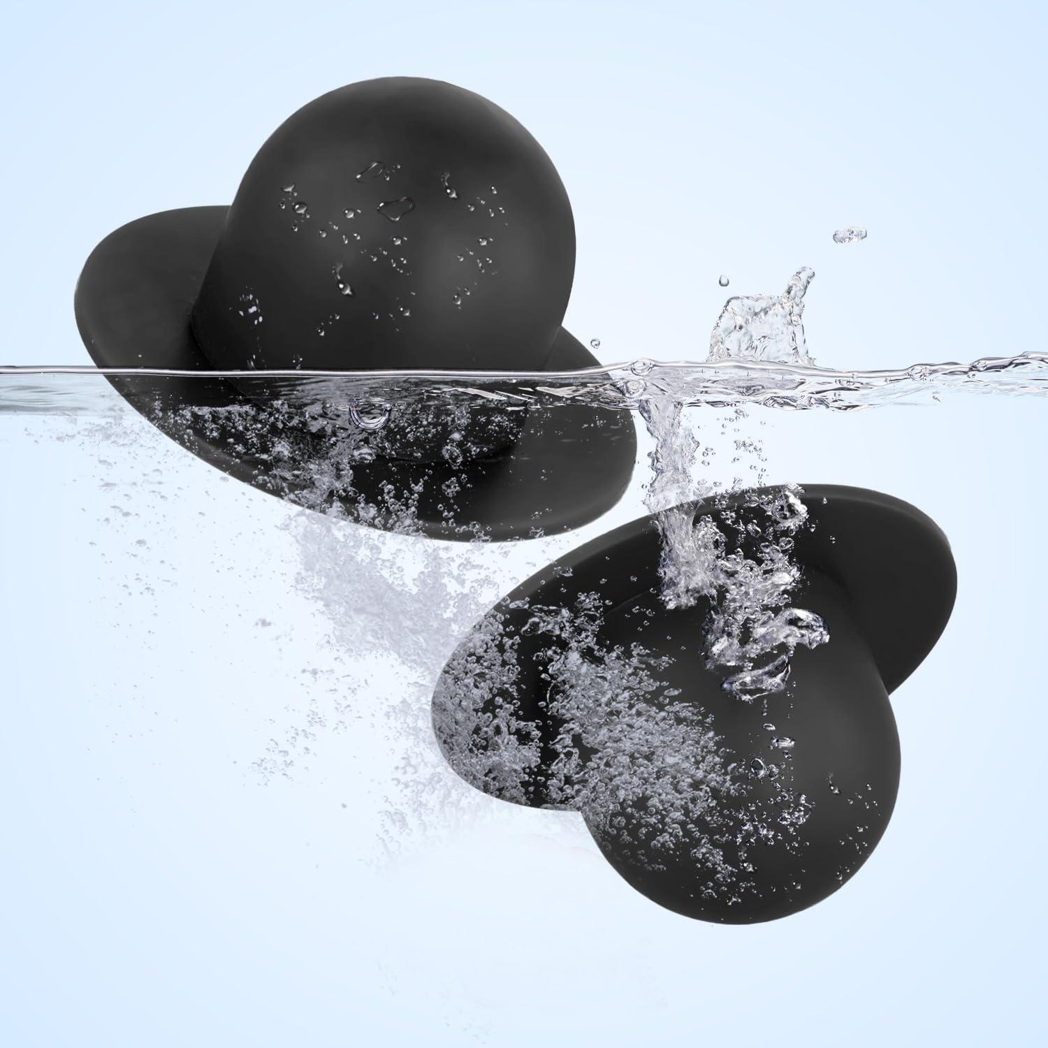 2 Tapones de Reemplazo para Piscina Intex y Coleman PVC Negro