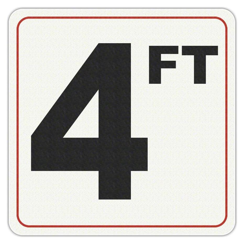 Marcador de Profundidad Adhesivo 3M 20x20 cm Antideslizante