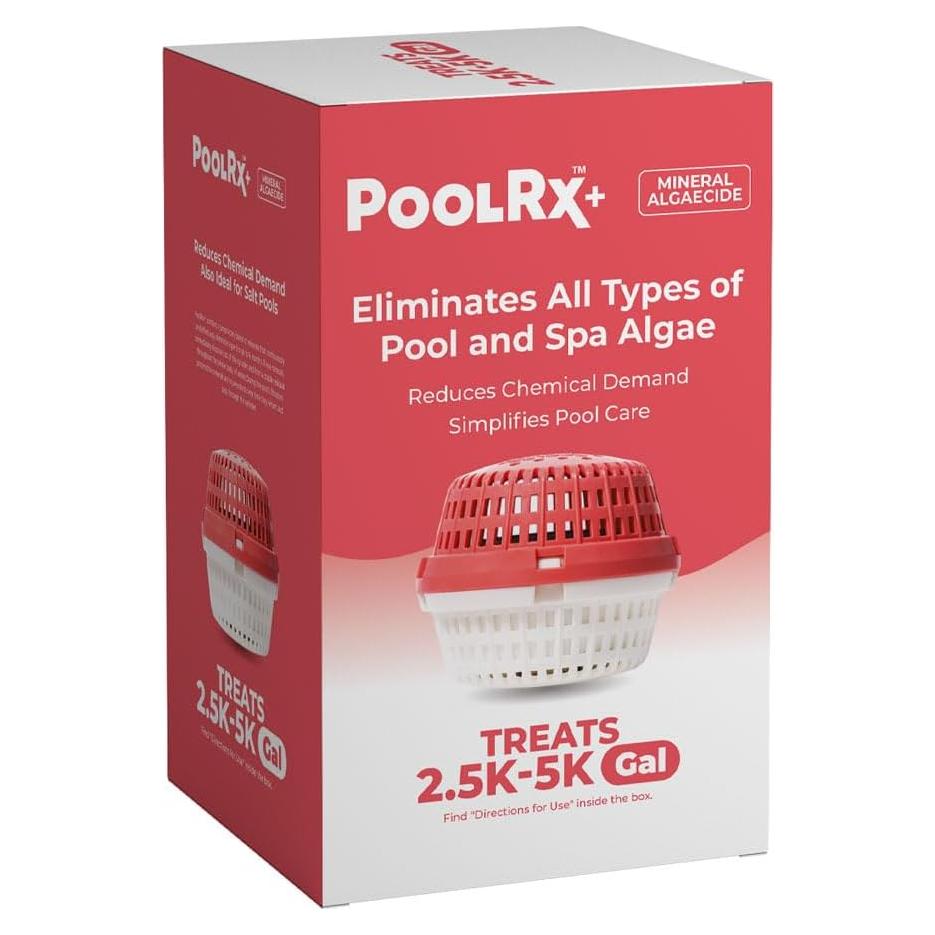 Algaecida Mineral PoolRx+ 99.58g, Control de Algas 6 Meses