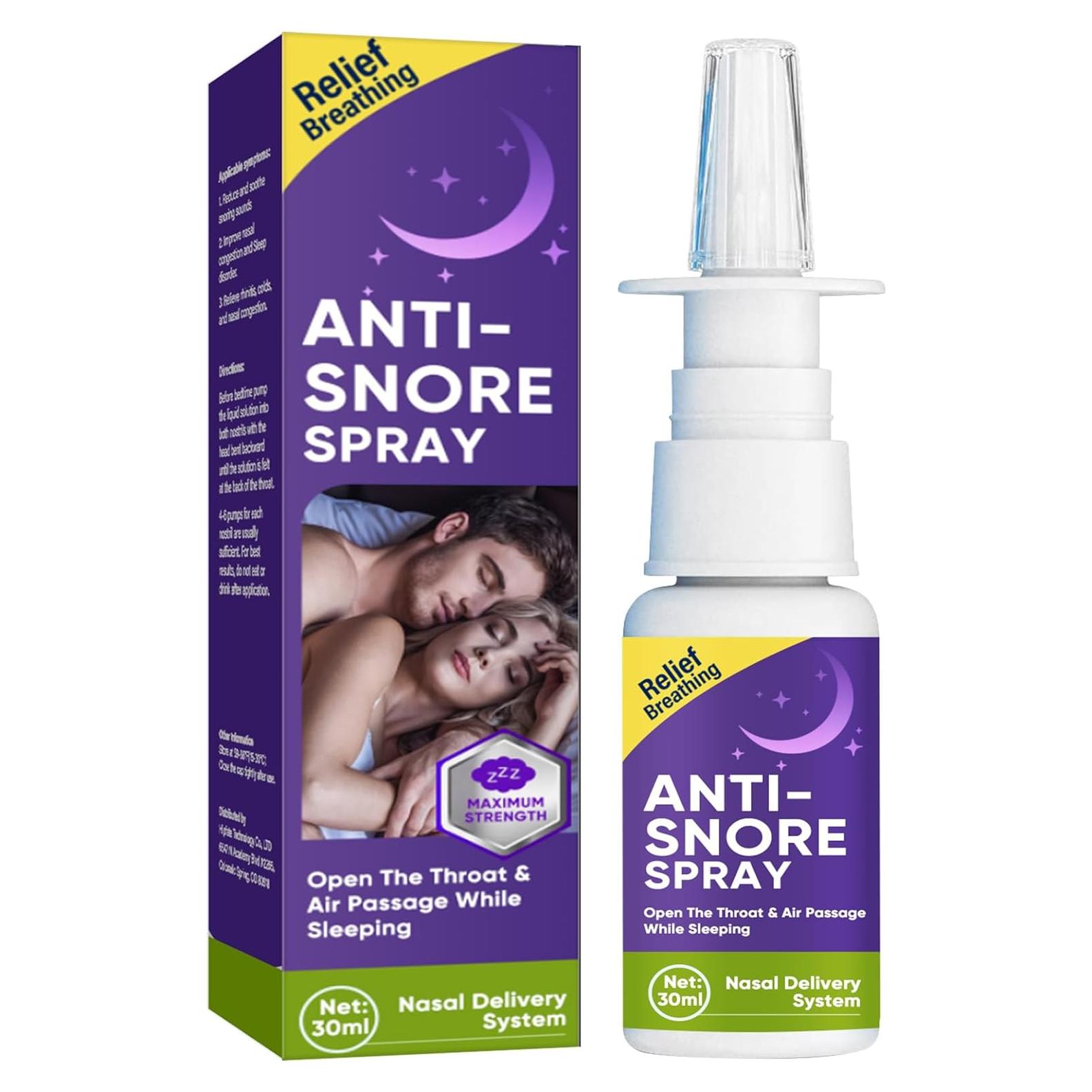 Spray Antisnoring Asomooh 30ml - Solución Natural para Ronquidos