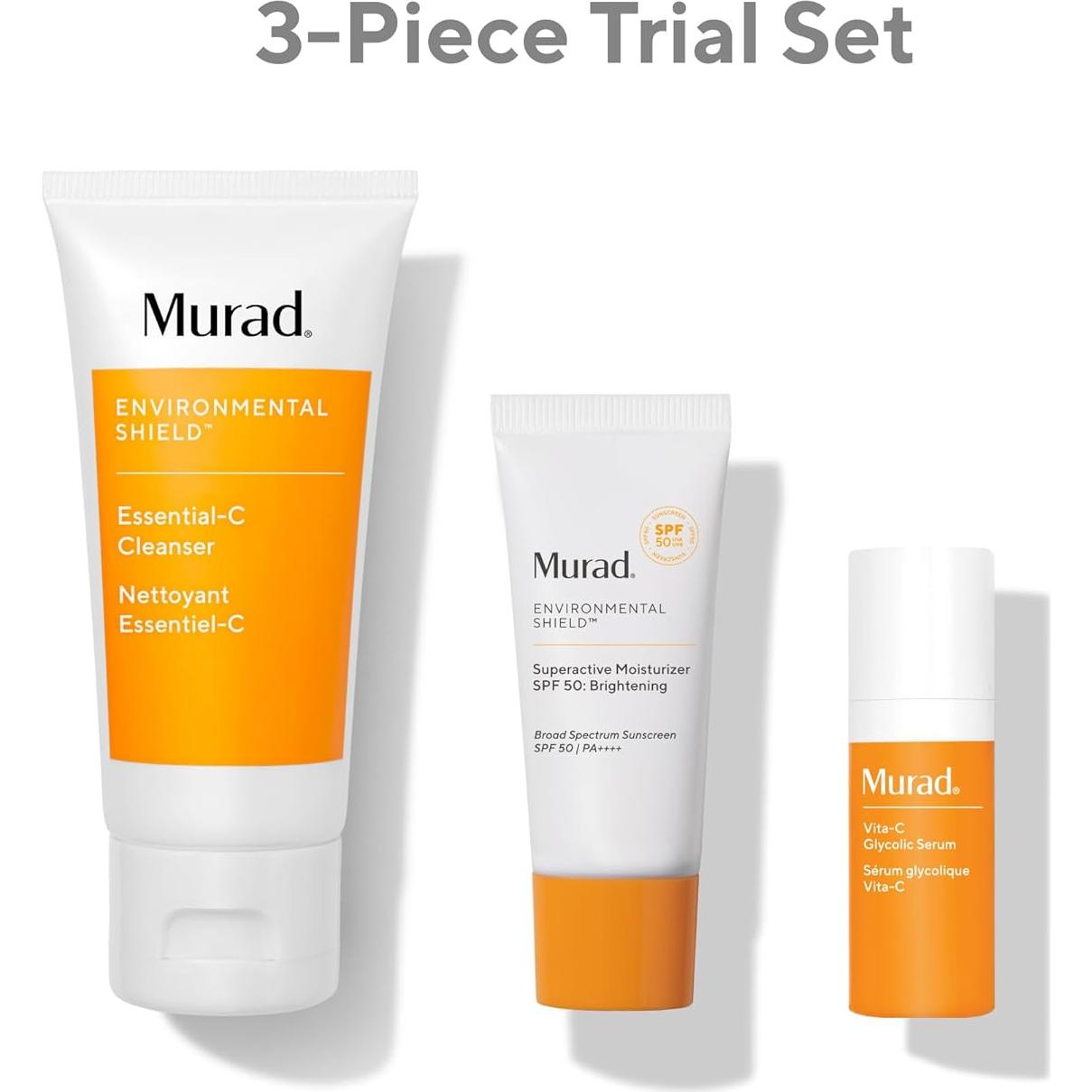 Kit de Cuidado de Piel Murad Brighten - 3 Piezas con Vitamina C
