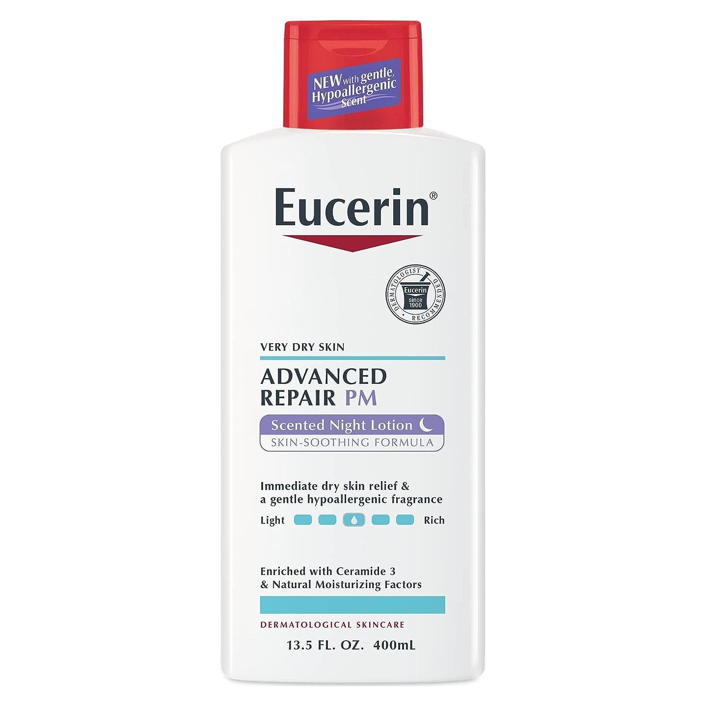 Eucerin Advanced Repair Loción Nocturna 400 ml Hidratante Piel Seca