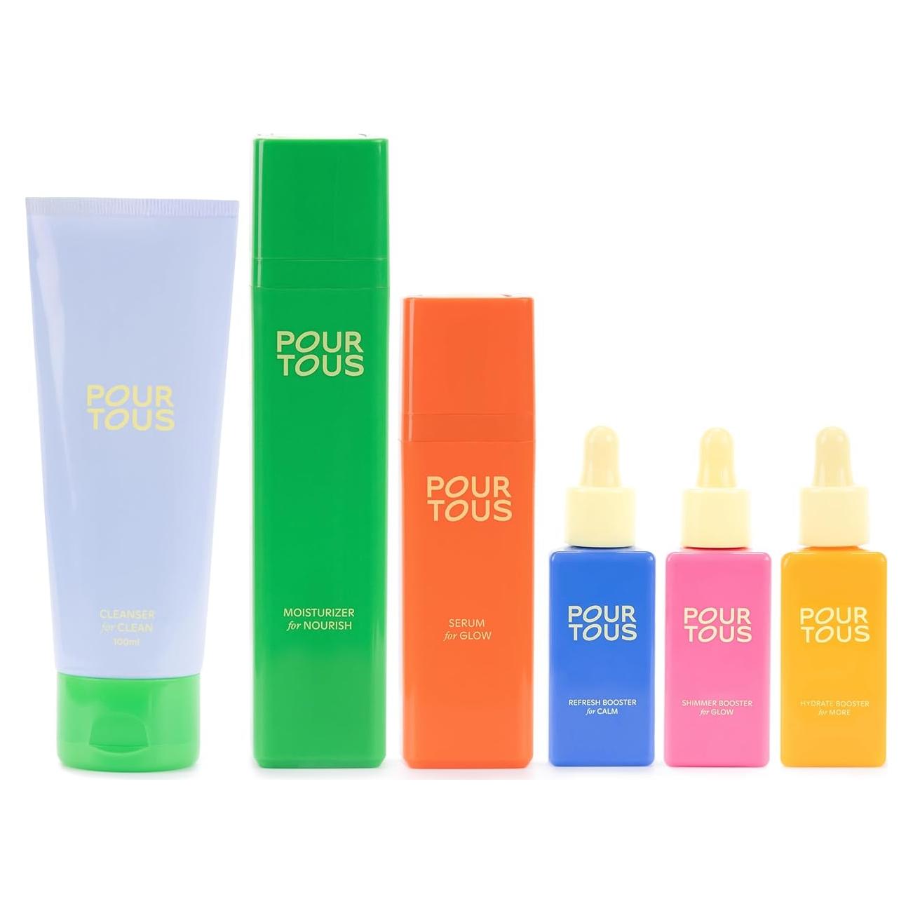Conjunto Completo de Cuidado de la Piel Pour Tous - 6 Piezas