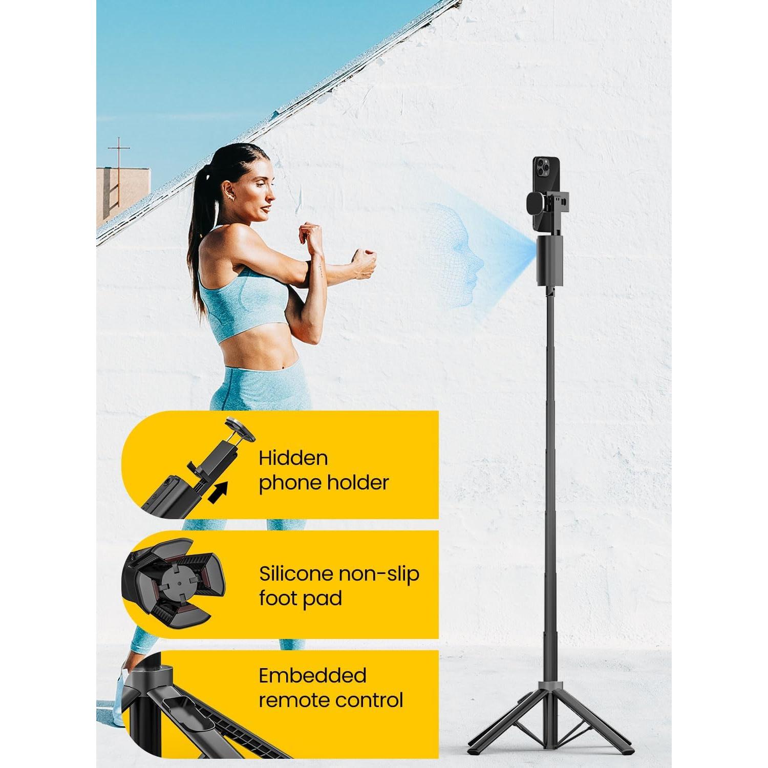 Trípode de Seguimiento Facial AOCHUAN 57" (144.78 cm)