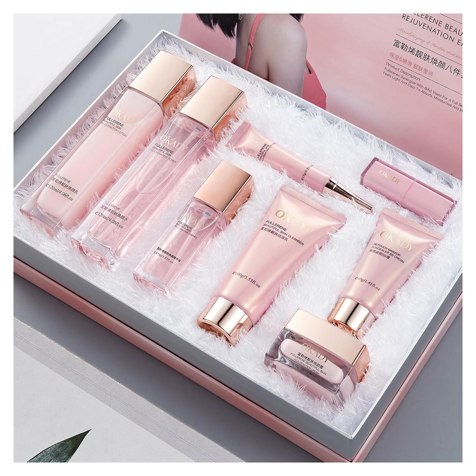 Set de Cuidado de Piel y Maquillaje O'KADY 8 en 1 Antioxidante