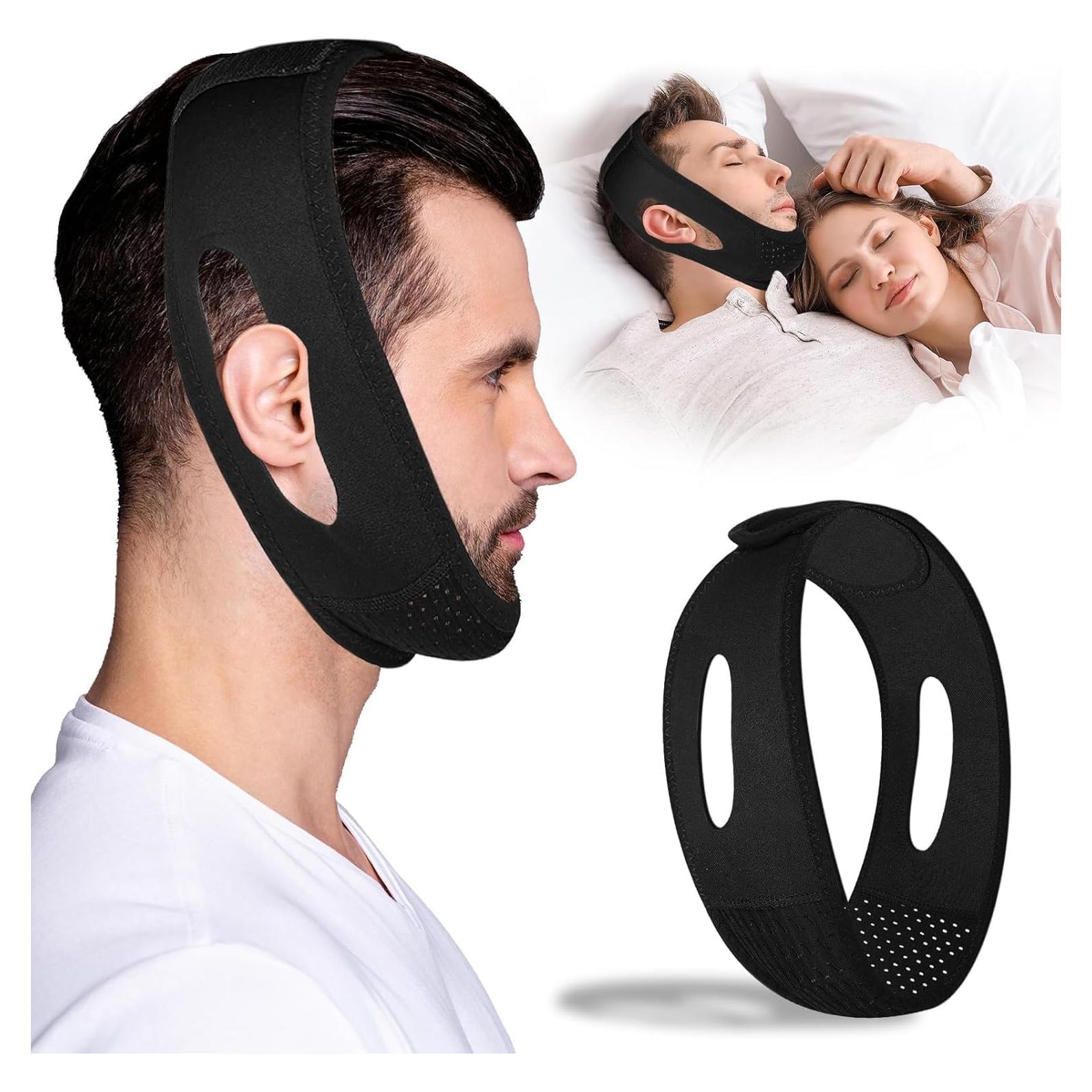 Correa de mentón anti ronquidos LUNIA - Ajustable 67cm