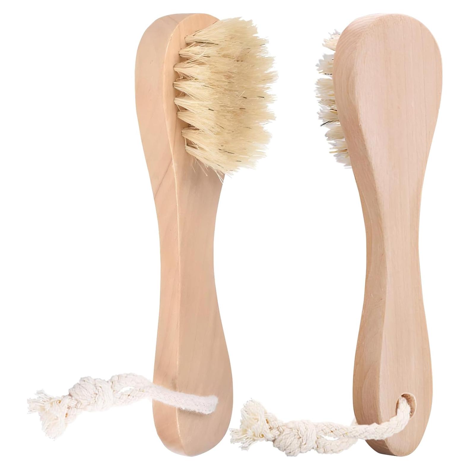 Paquete de 2 Cepillos Secos Mini Kootinn - Exfoliación Facial Suave