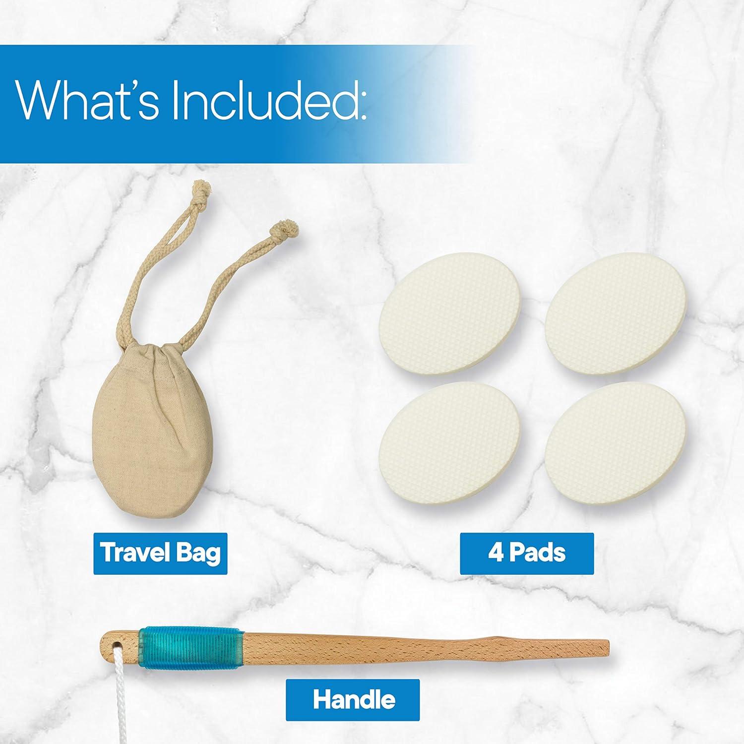 Aplicador de Loción RMS con Mango Largo y 4 Almohadillas