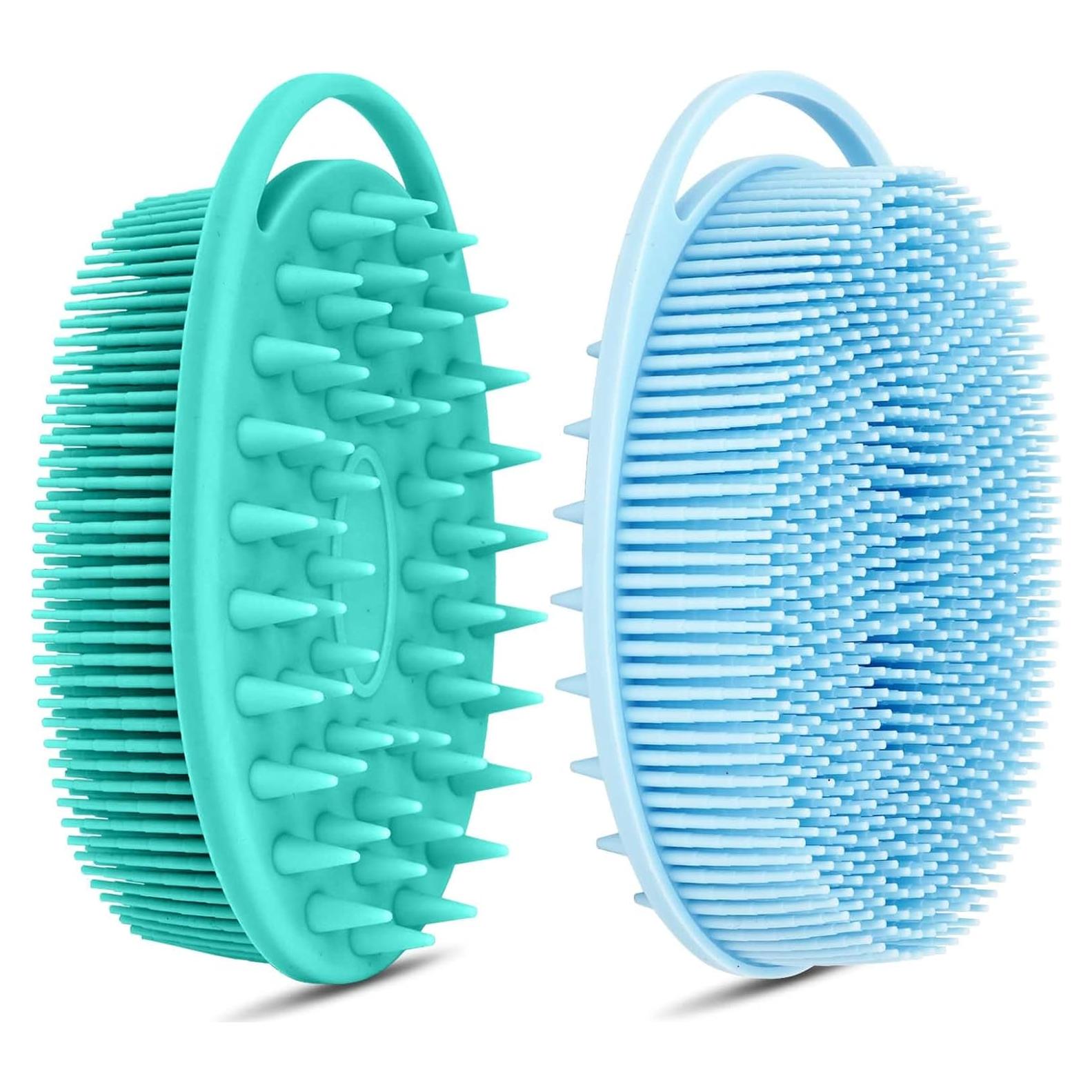 Exfoliador Corporal de Silicona Uormsici 2 en 1 para Ducha