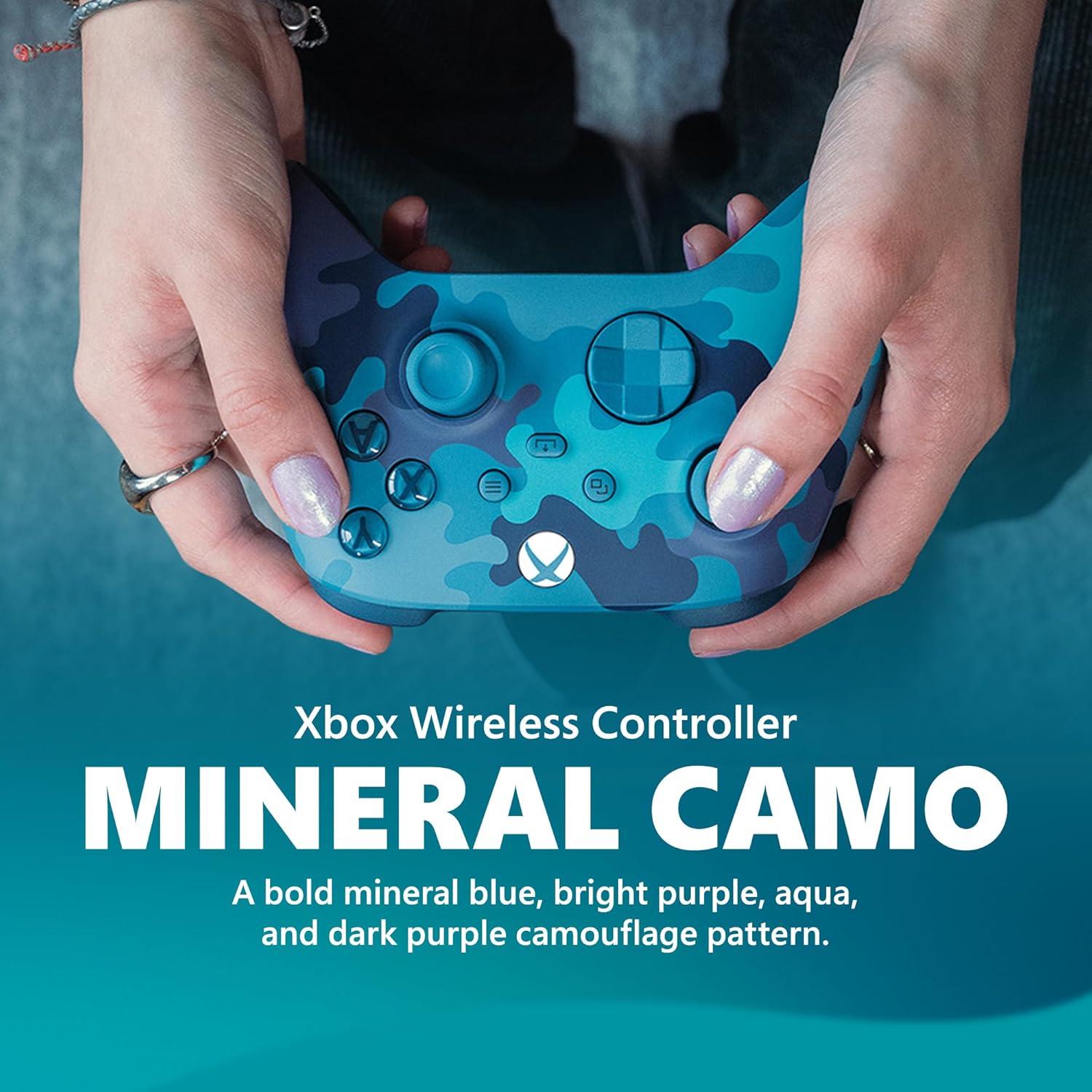 Controlador Inalámbrico Xbox Camuflaje Mineral - QAU-00073