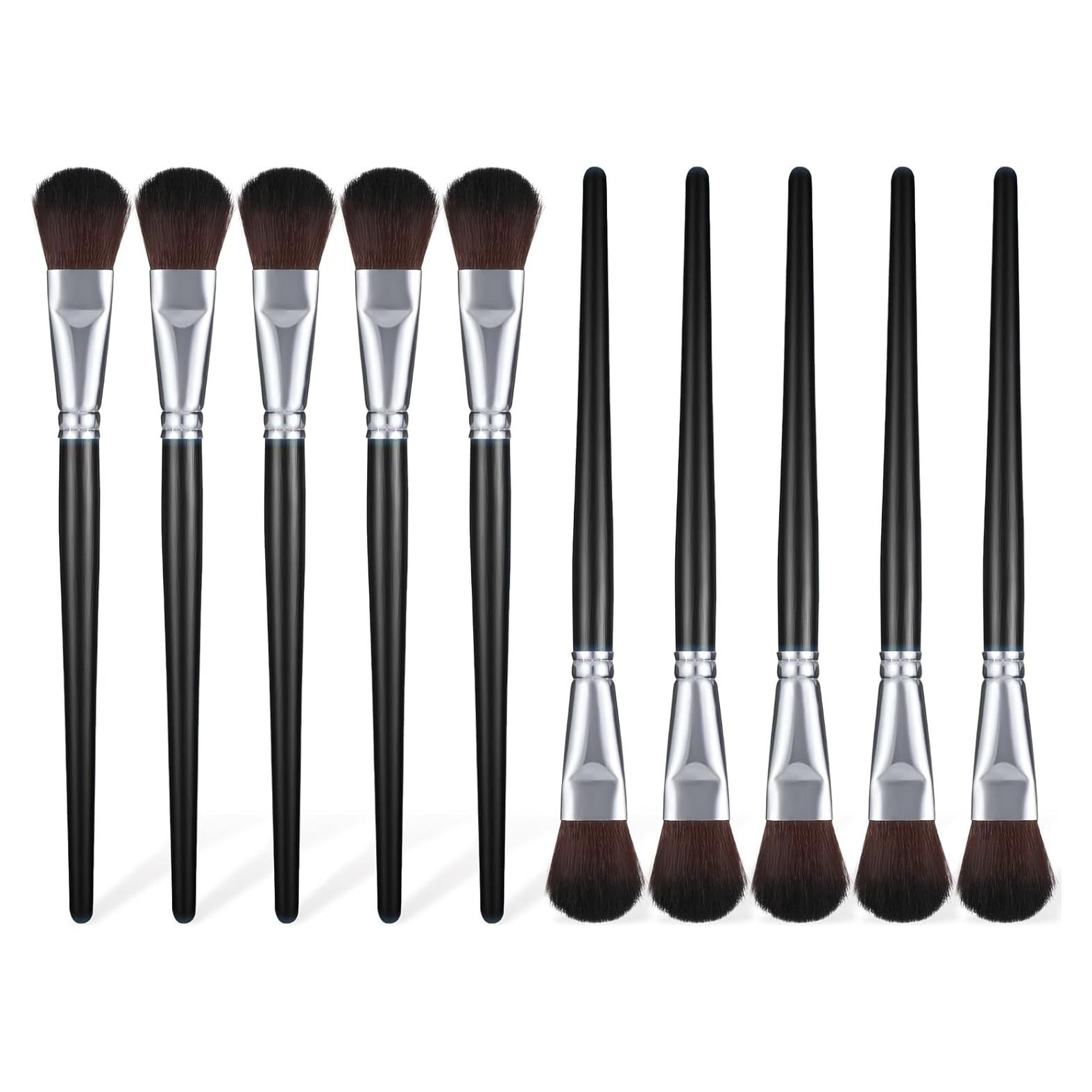 Giantree 10 Brochas de Mopa para Pintura Acrílica - Negro