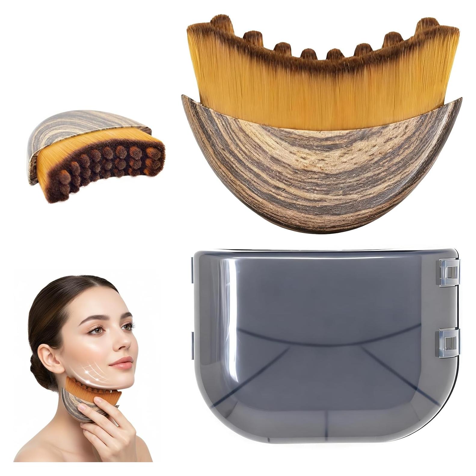 Cepillo Facial Ergonómico Neweak para Drenaje Linfático 8.6cm