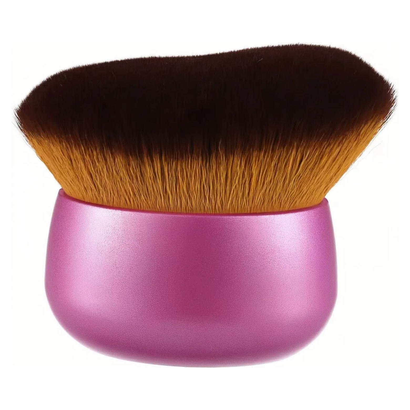 Brocha Kabuki Blend & Blur 75mm Rosa - Maquillaje Corporal y Autobronceador