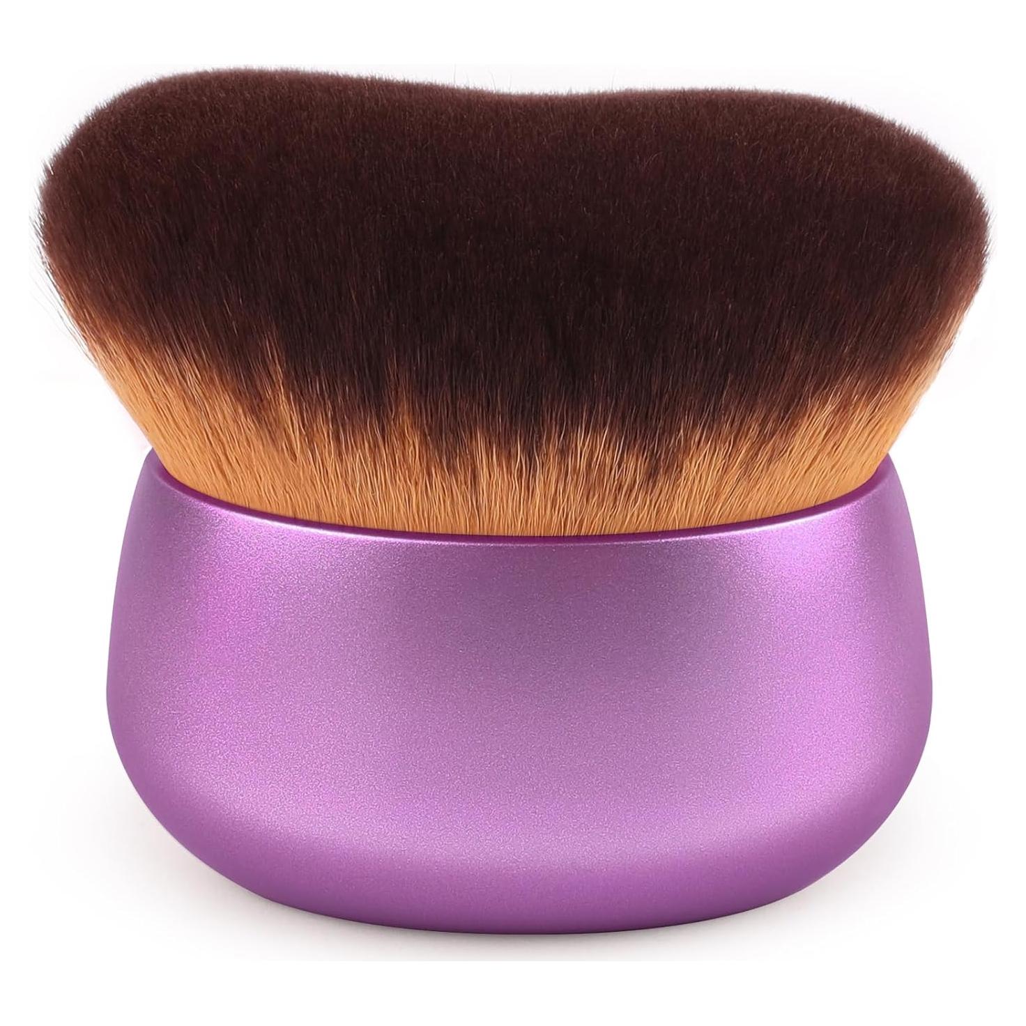 Brocha Kabuki Auto-bronceadora GloréBrochas 75mm Cerdas Veganas