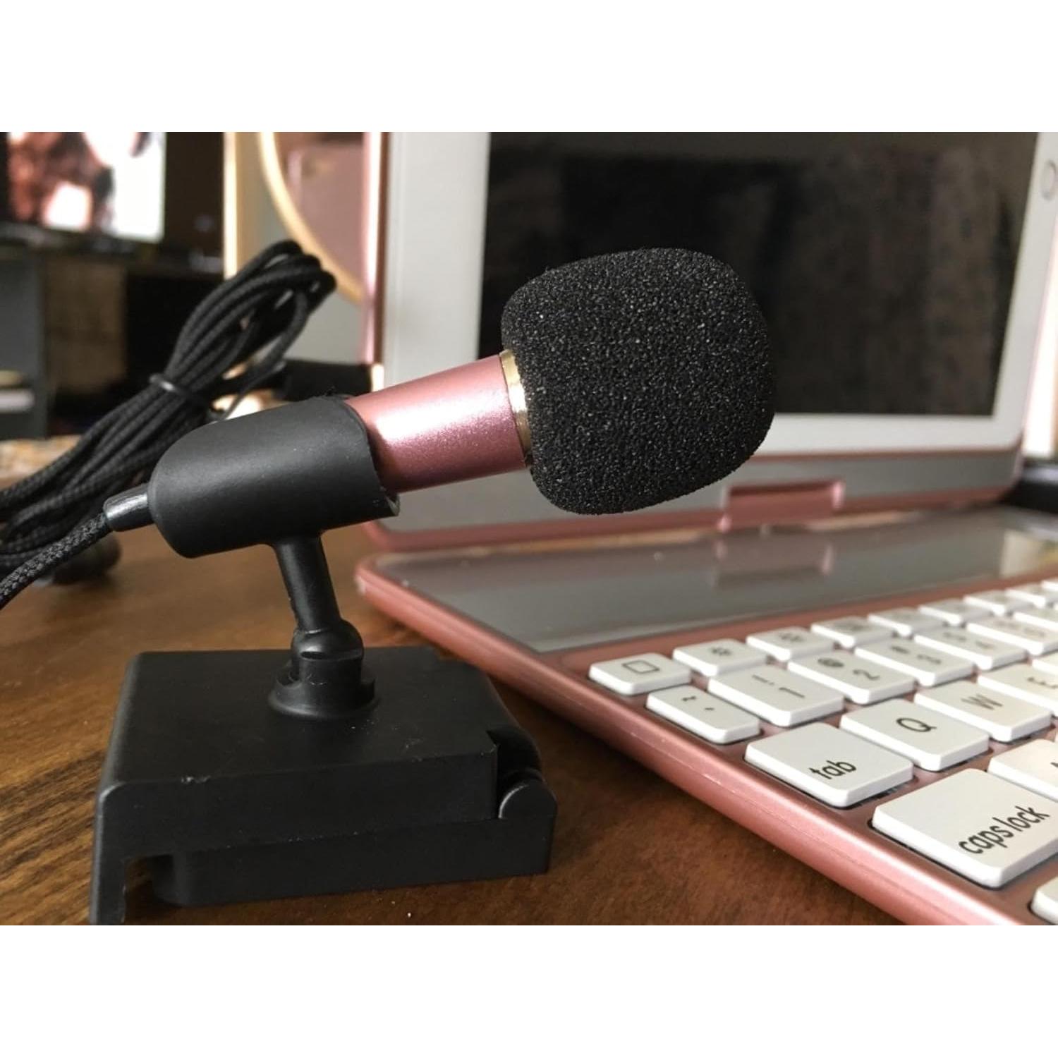 Paquete de 2 Micrófonos Miniatura Portátiles BaiBaiLa 3.5mm