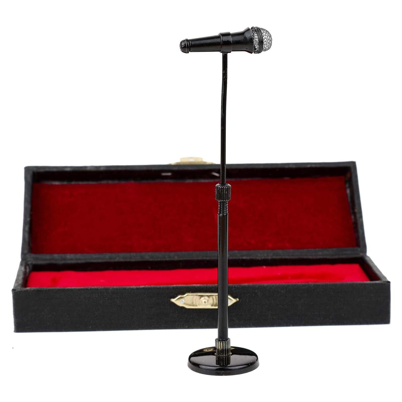 Micrófono Miniatura Ajustable Seawoo 8-13cm para Muñecas